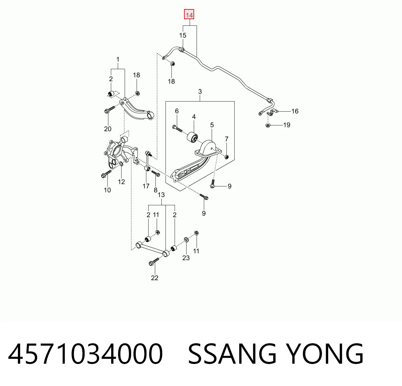 4571034000 Ssang Yong