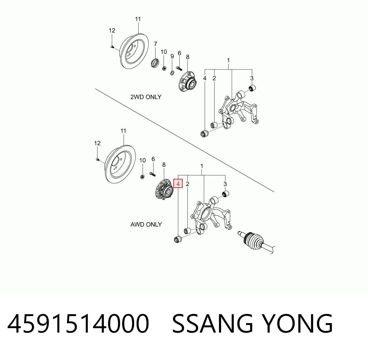 4591514000 Ssang Yong