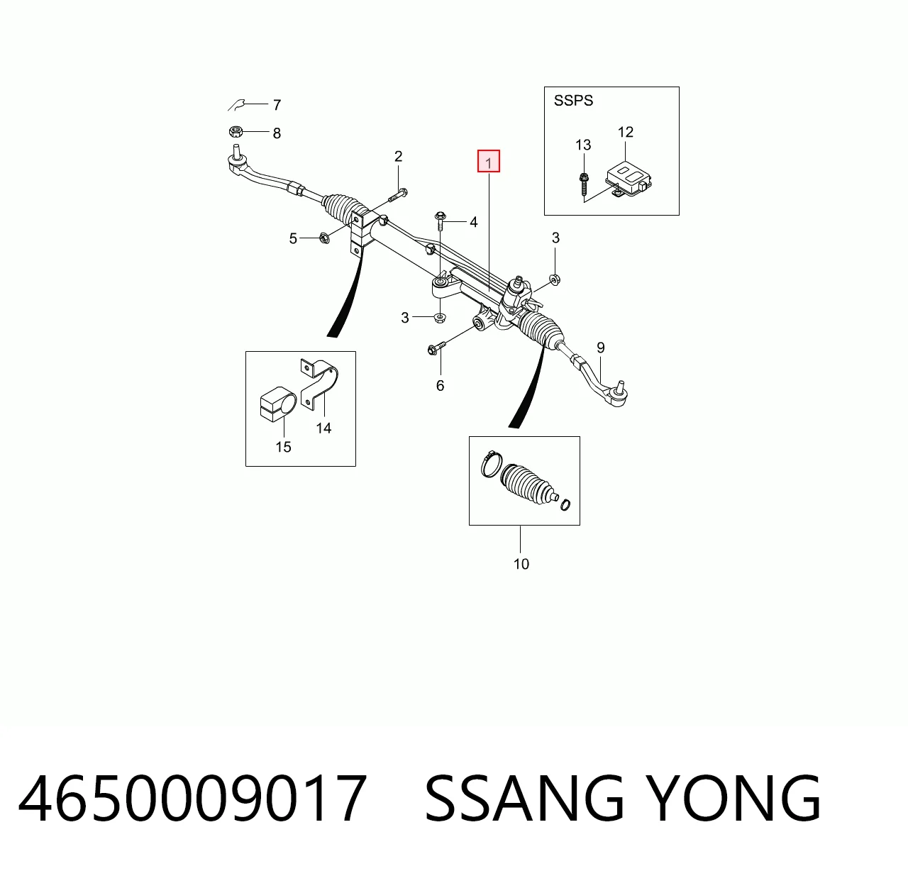 4650009017 Ssang Yong