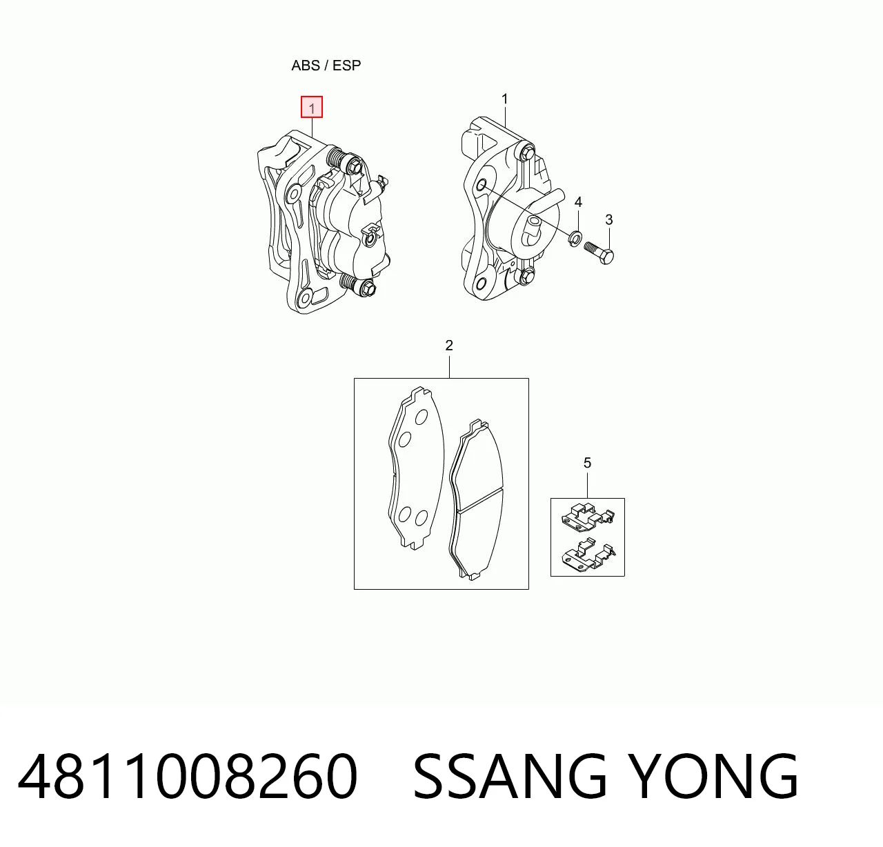 4811008260 Ssang Yong