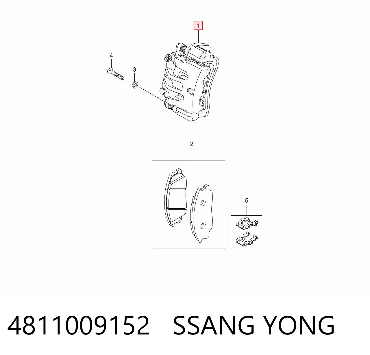 4811009152 Ssang Yong