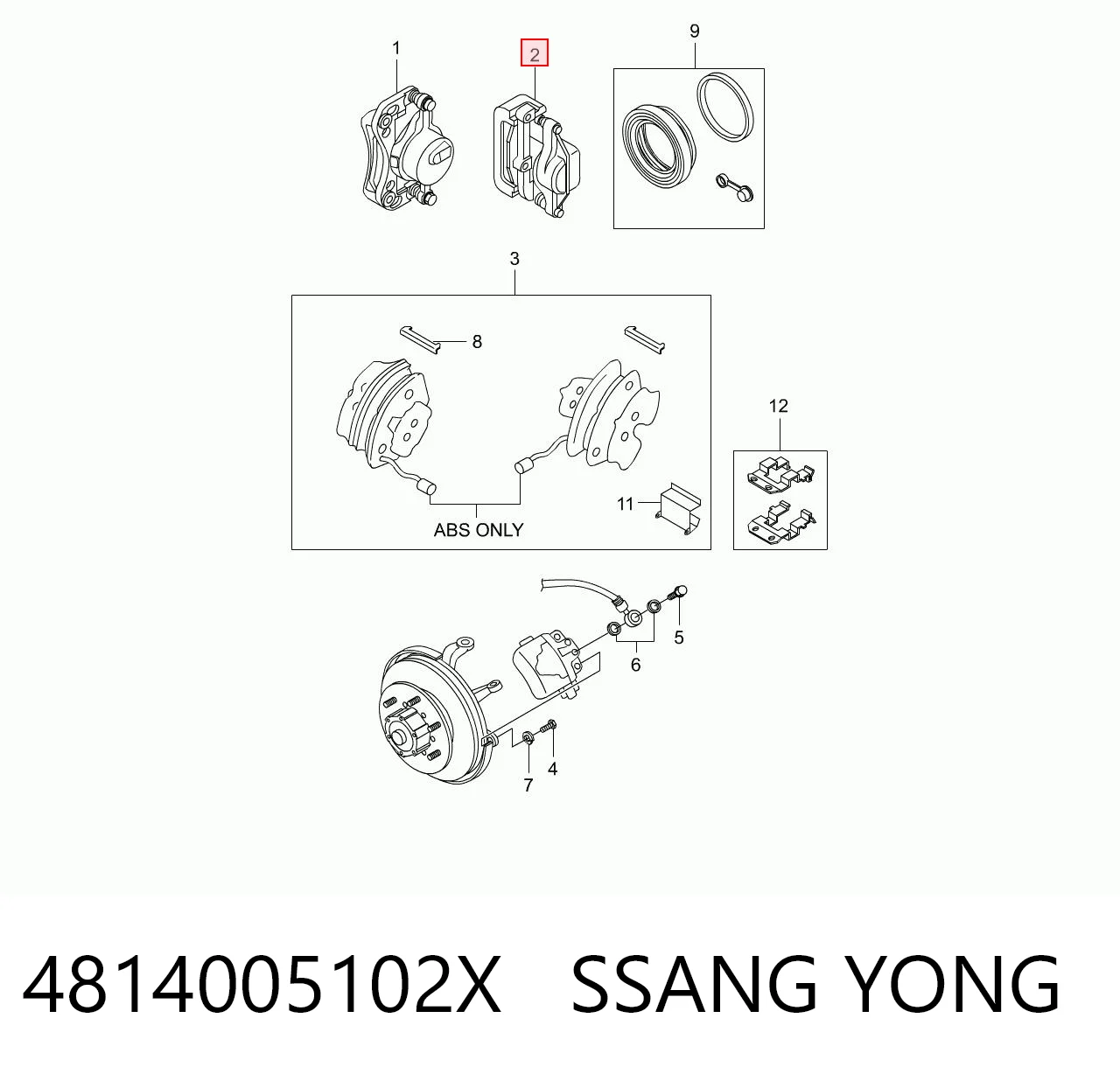4814005102X Ssang Yong