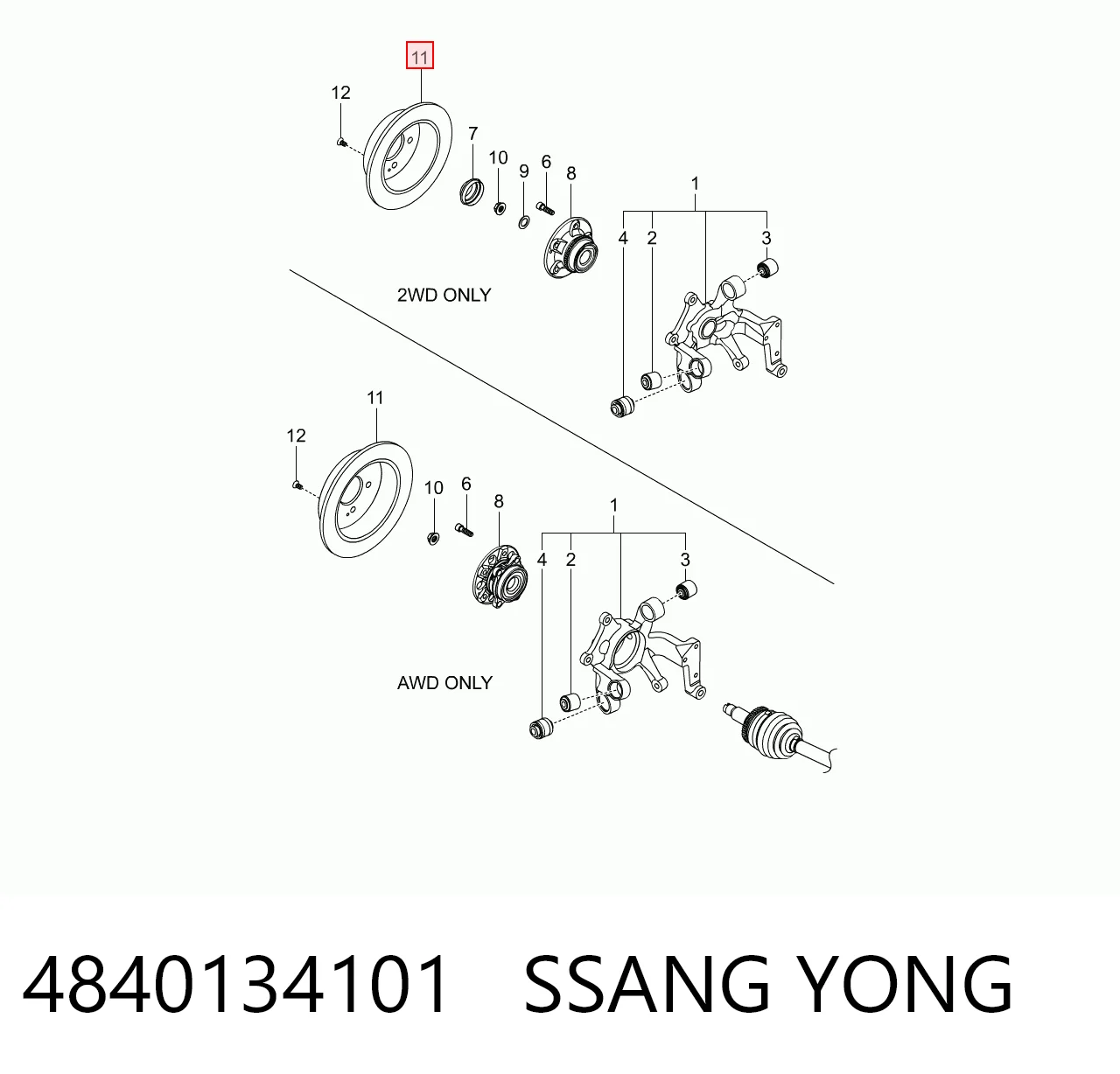 4840134101 Ssang Yong