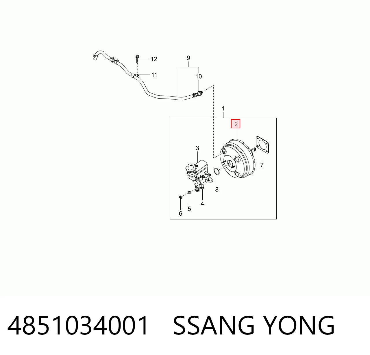 Servofreno para SsangYong Korando C 