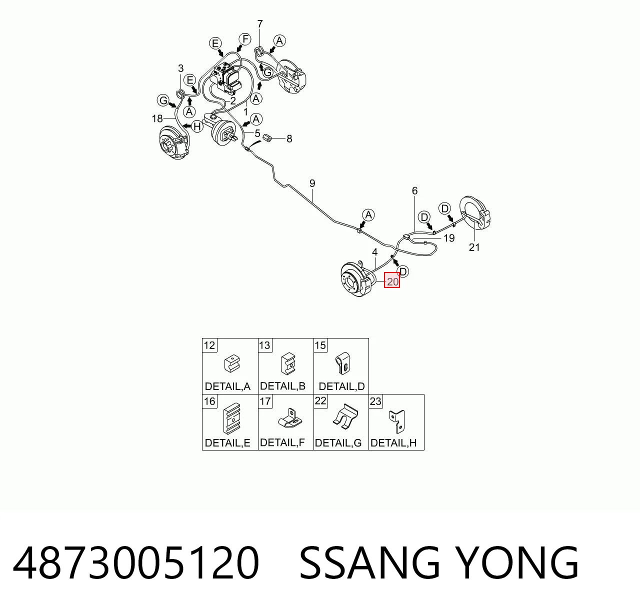 4873005120 Ssang Yong