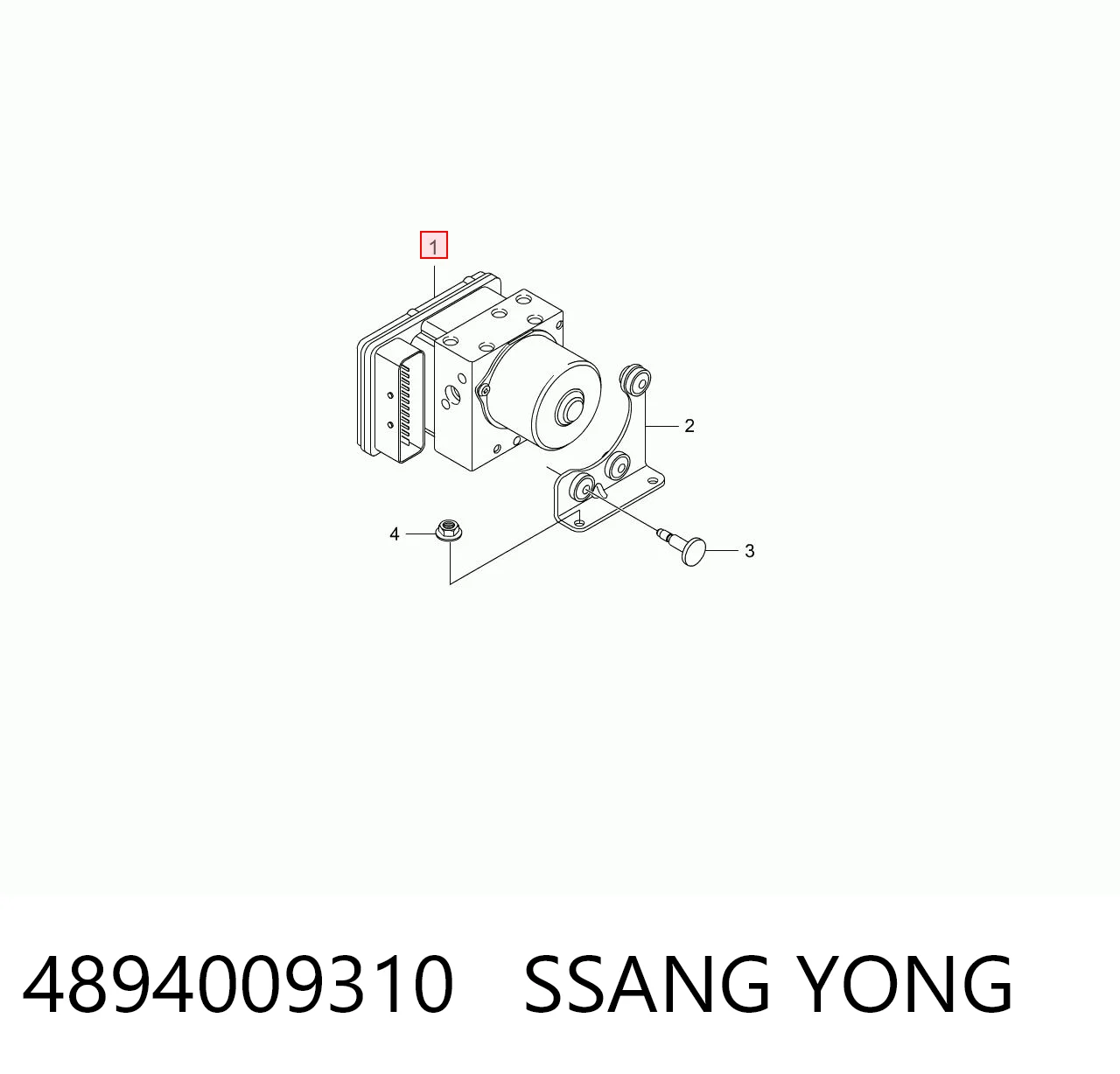 Bloque hidráulico ABS SsangYong Kyron SUV (2007 - 2014) precio, desde 74,05 EUR