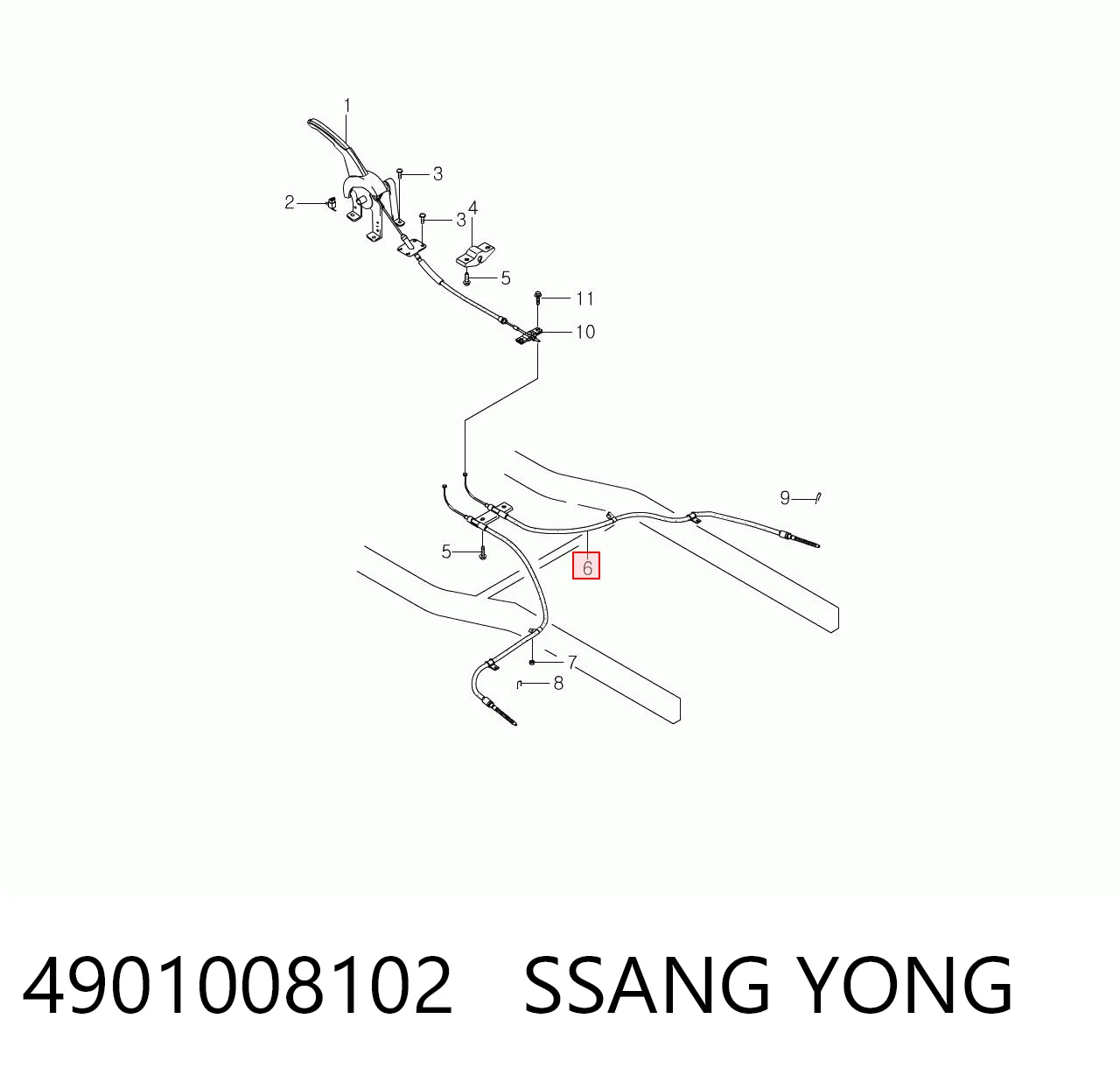 4901008102 Ssang Yong