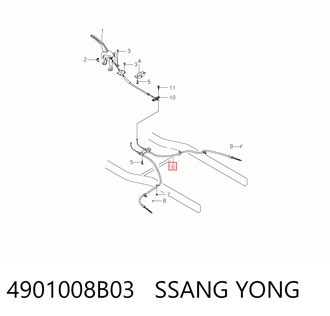 4901008B03 Ssang Yong