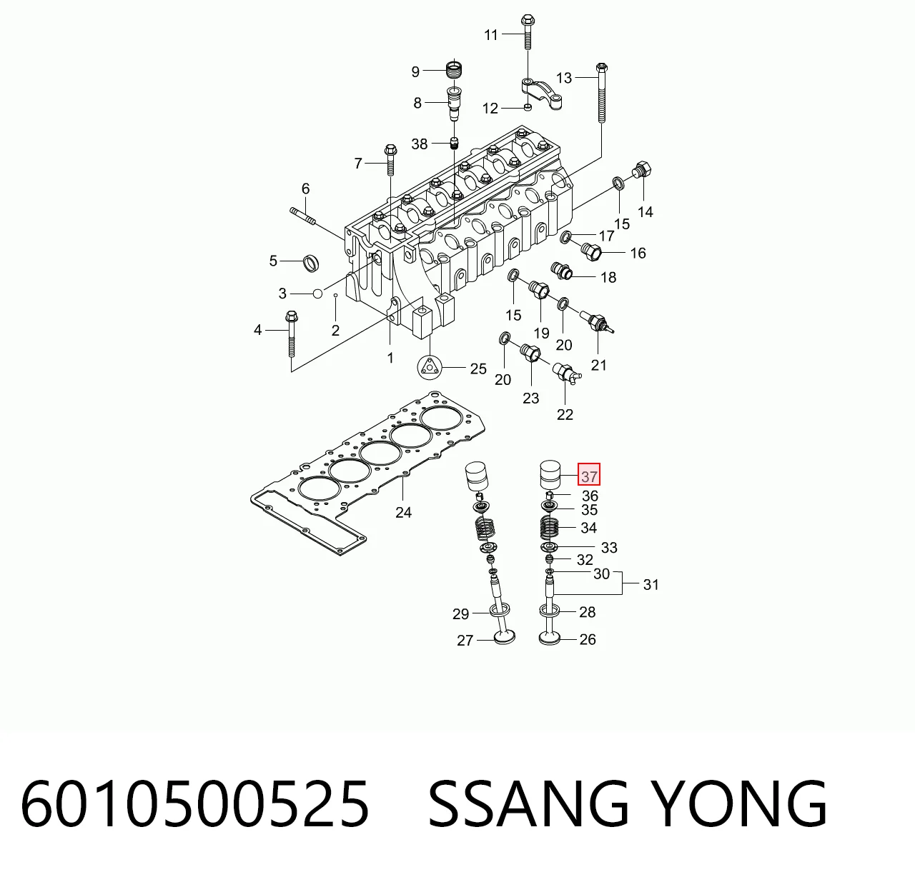 Taqués Hyundai/Kia 6010500825