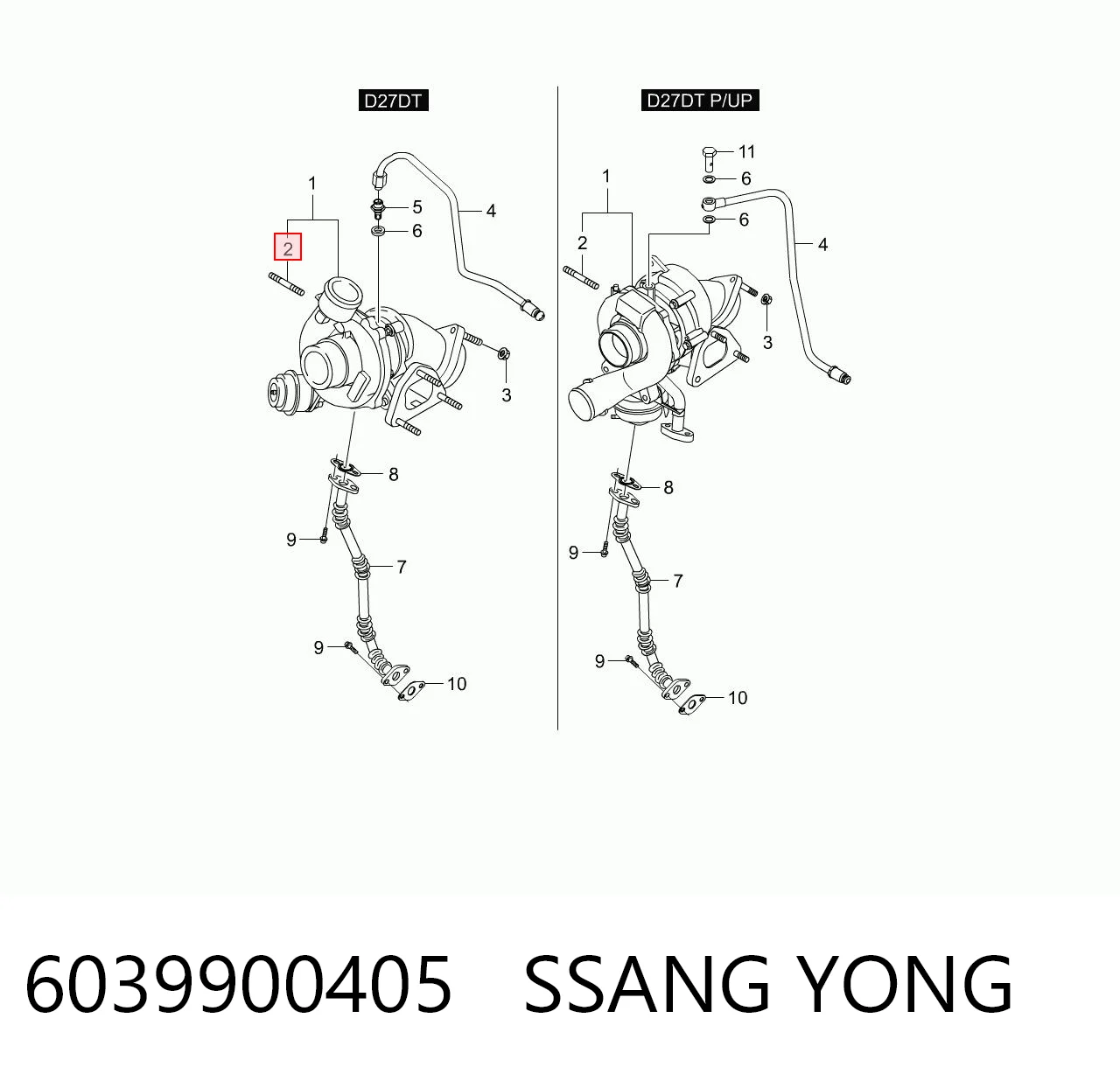 6039900405 Ssang Yong
