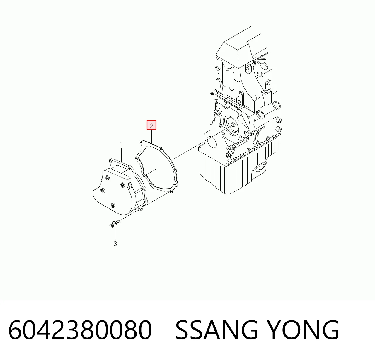 6042380080 Ssang Yong
