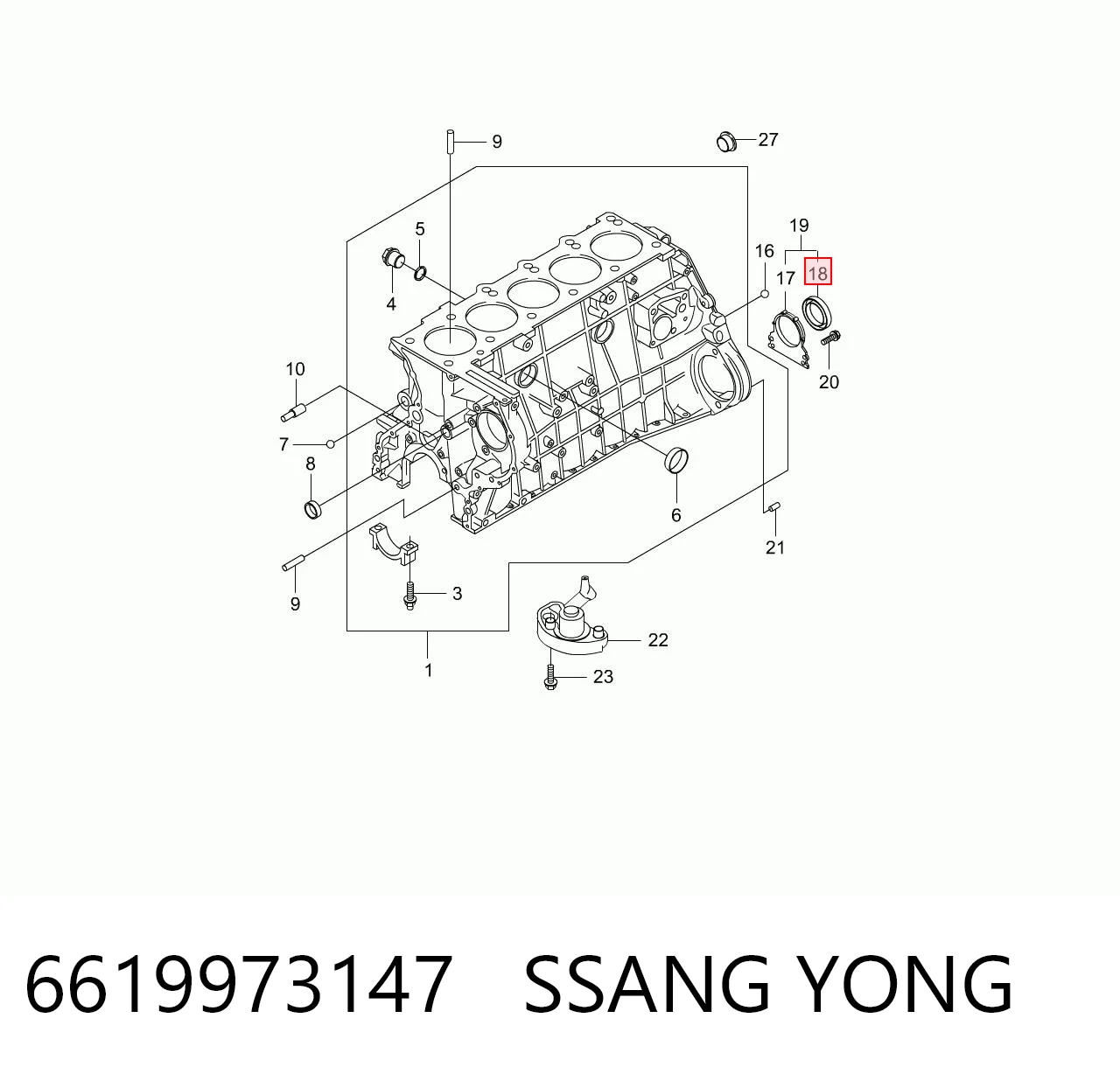 6619973147 Ssang Yong