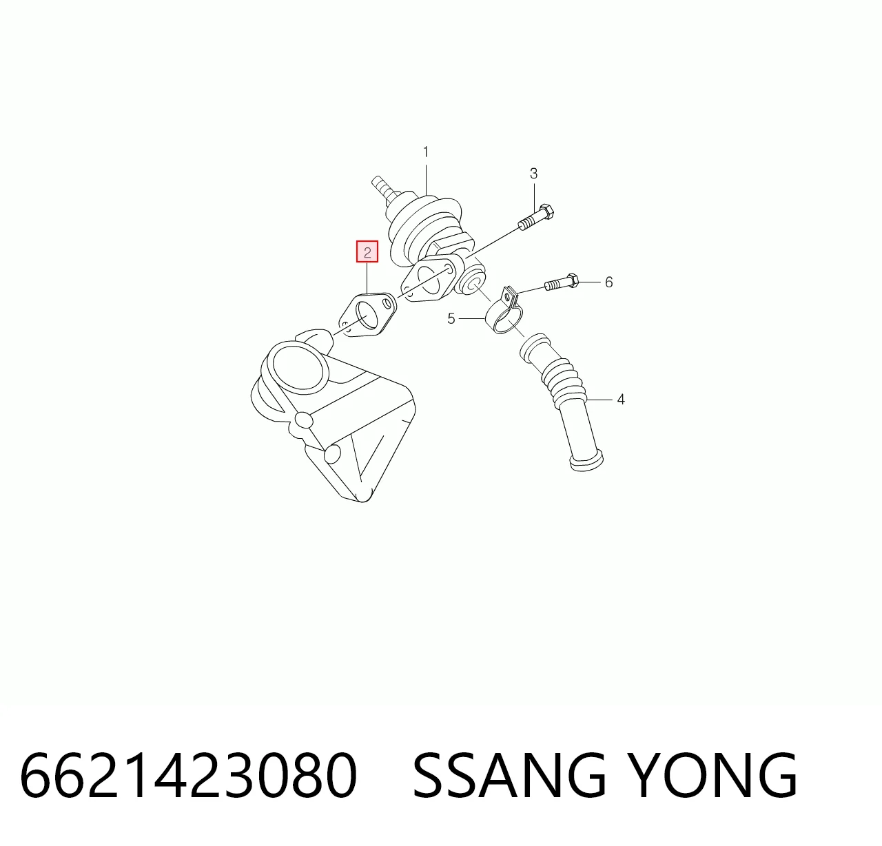 6621423080 Ssang Yong