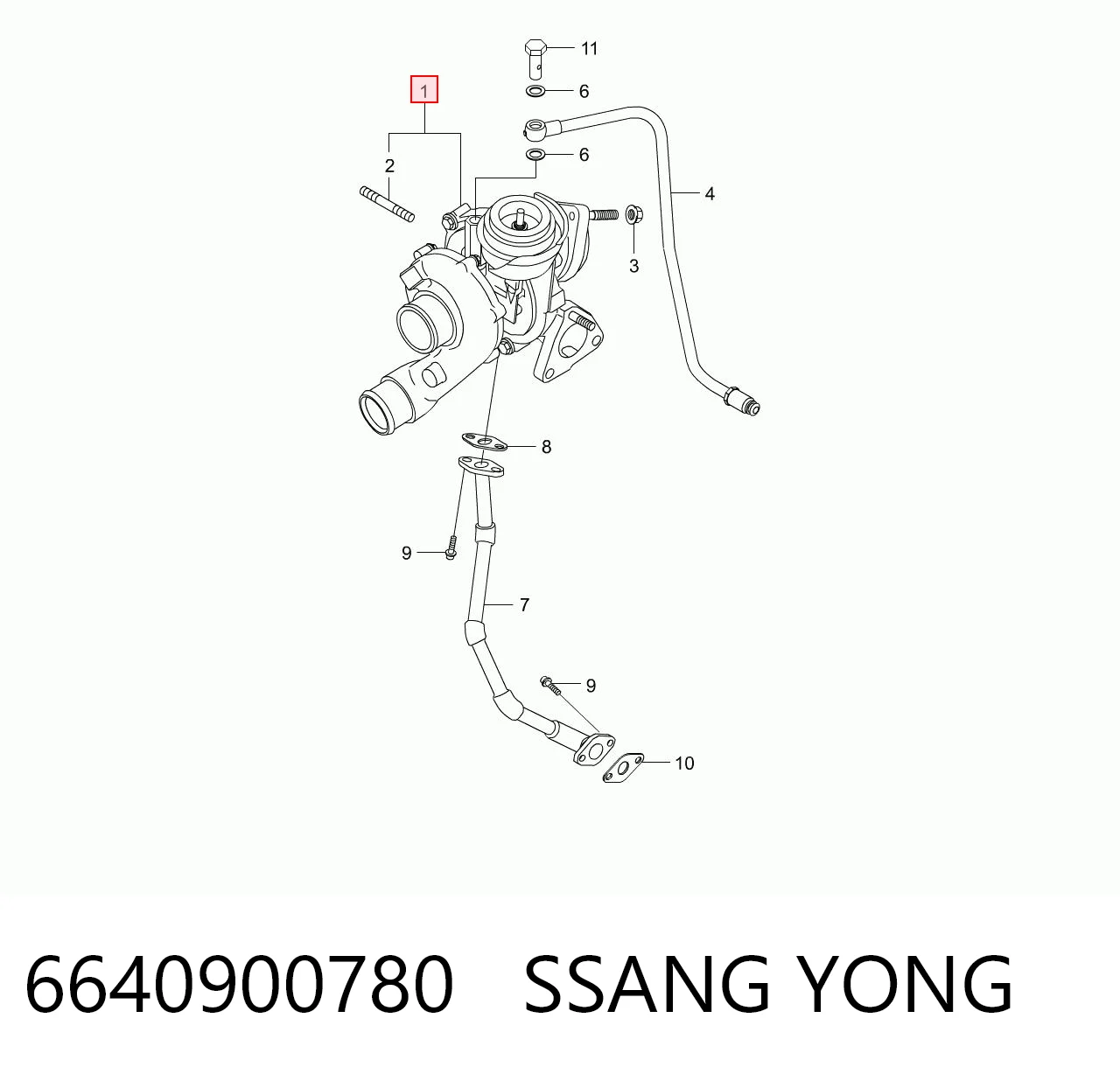Comprar 6640900780 Mercedes Turbo de coche