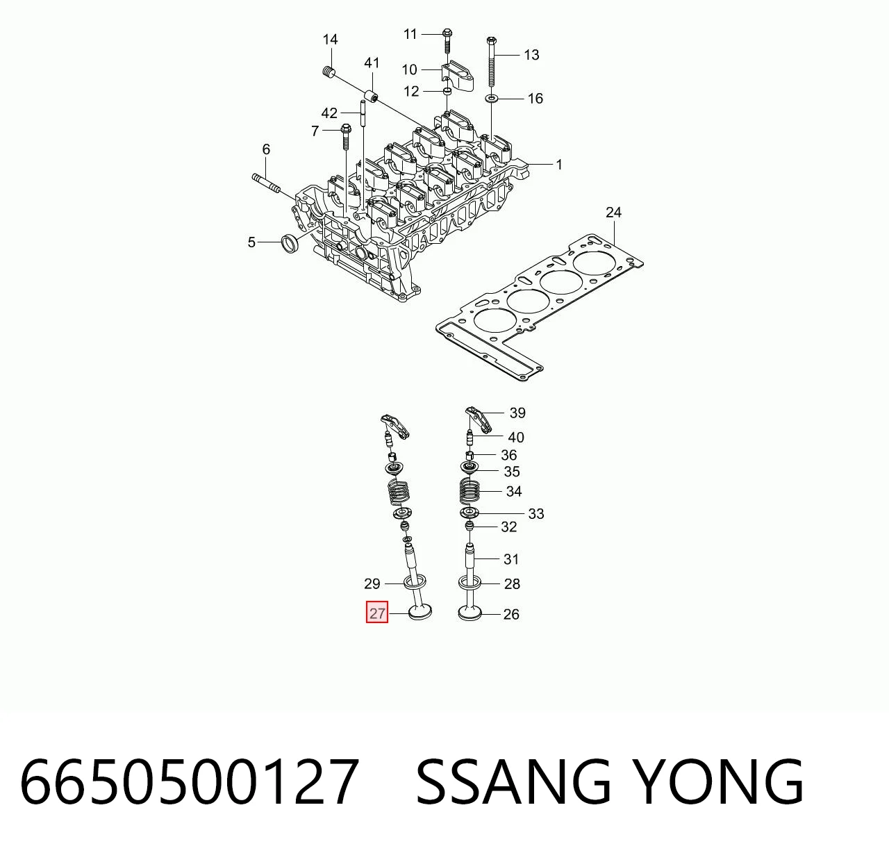 6650500127 Ssang Yong
