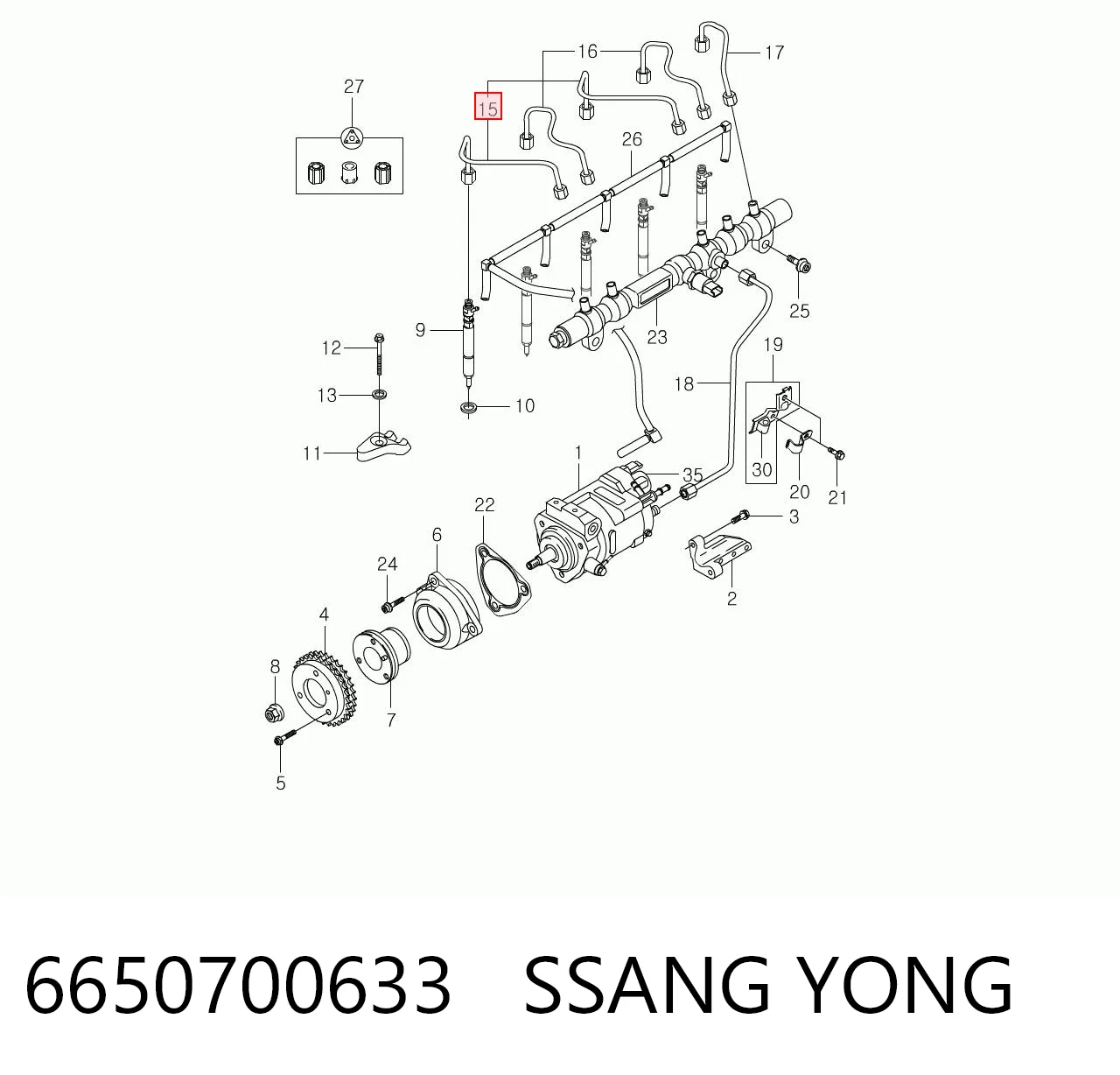 6650700633 Ssang Yong