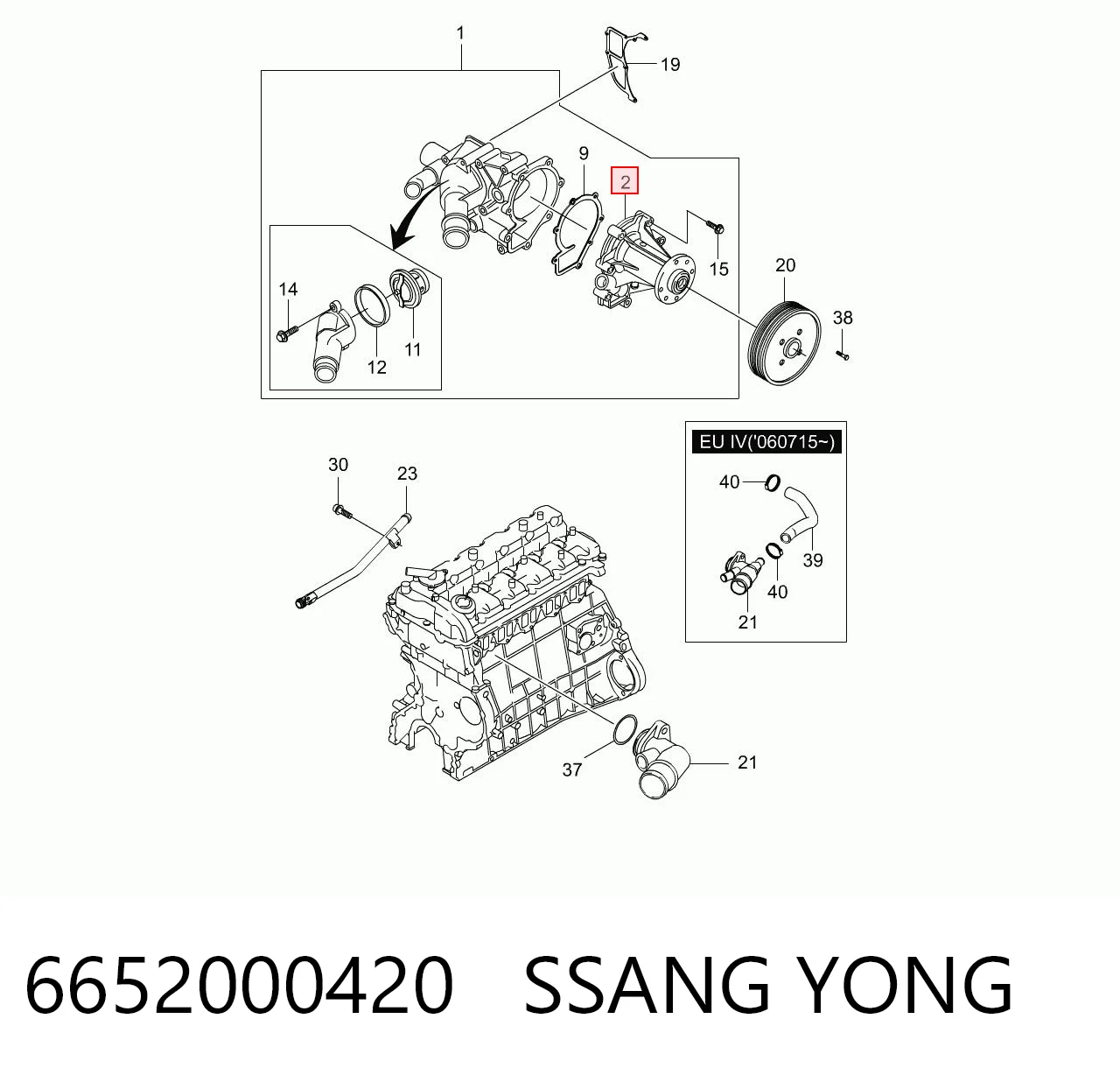 6652000420 Ssang Yong