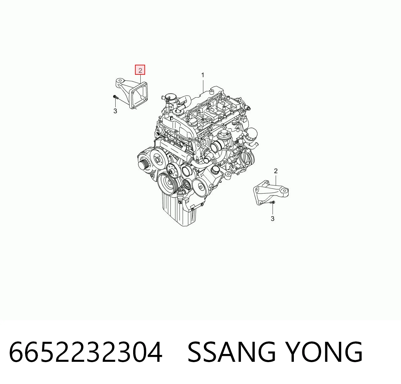 6652232304 Ssang Yong