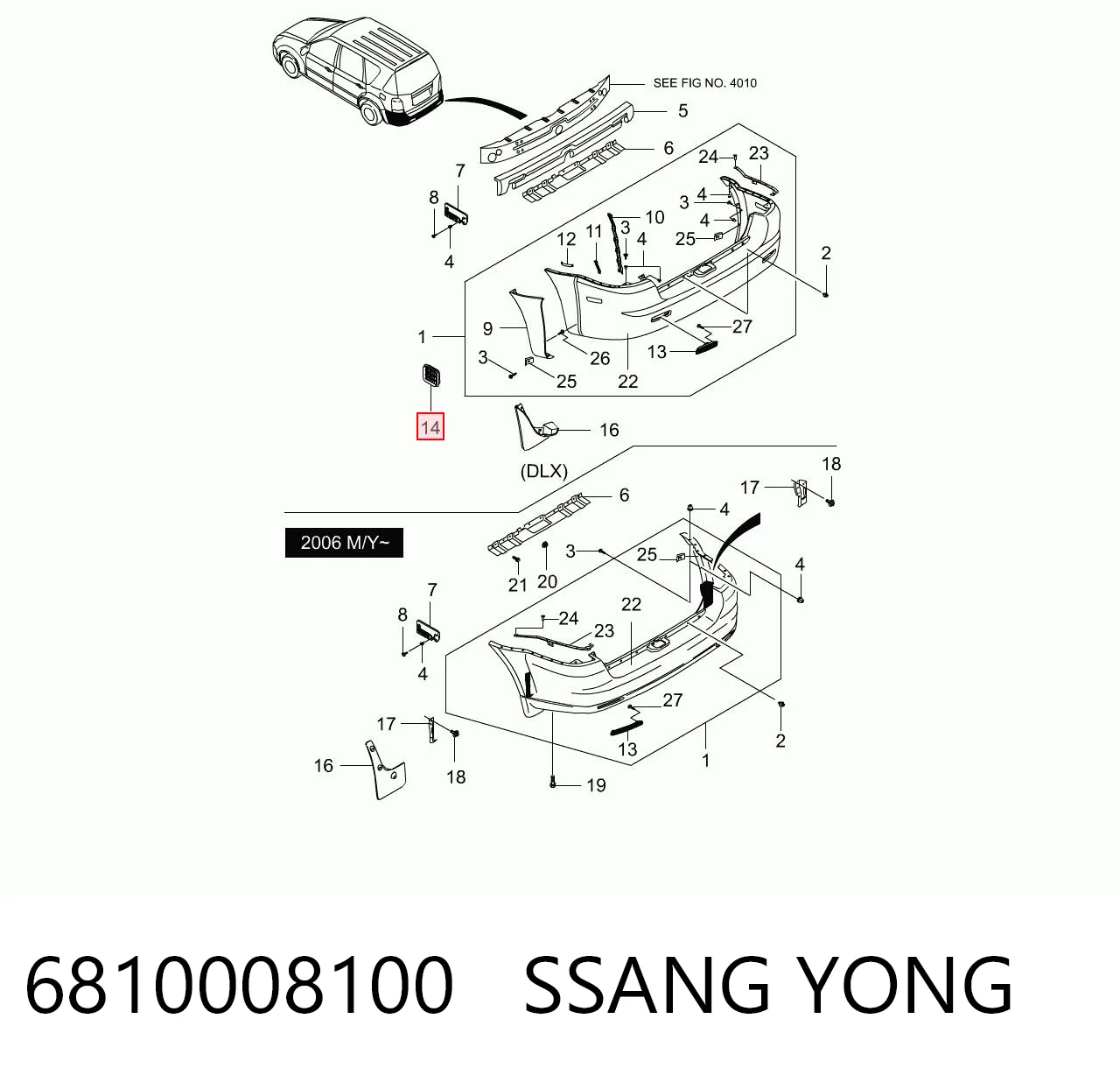 6810008100 SSANG YONG