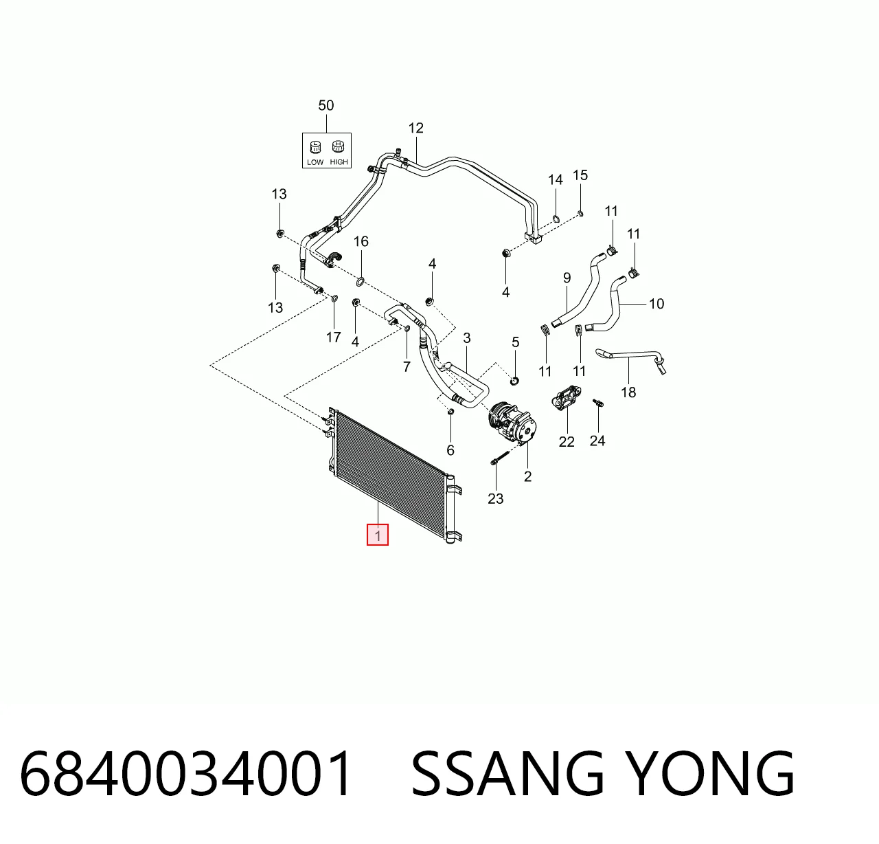 6840034001 Ssang Yong
