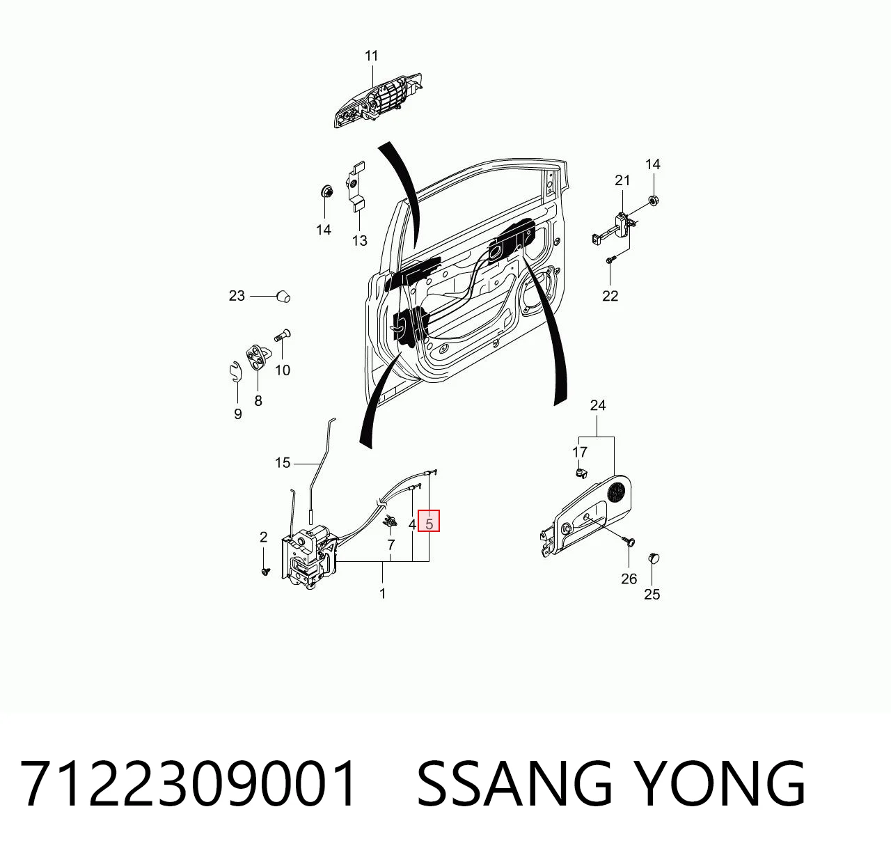 7122309001 Ssang Yong