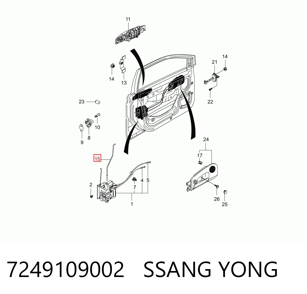 7249109002 Ssang Yong