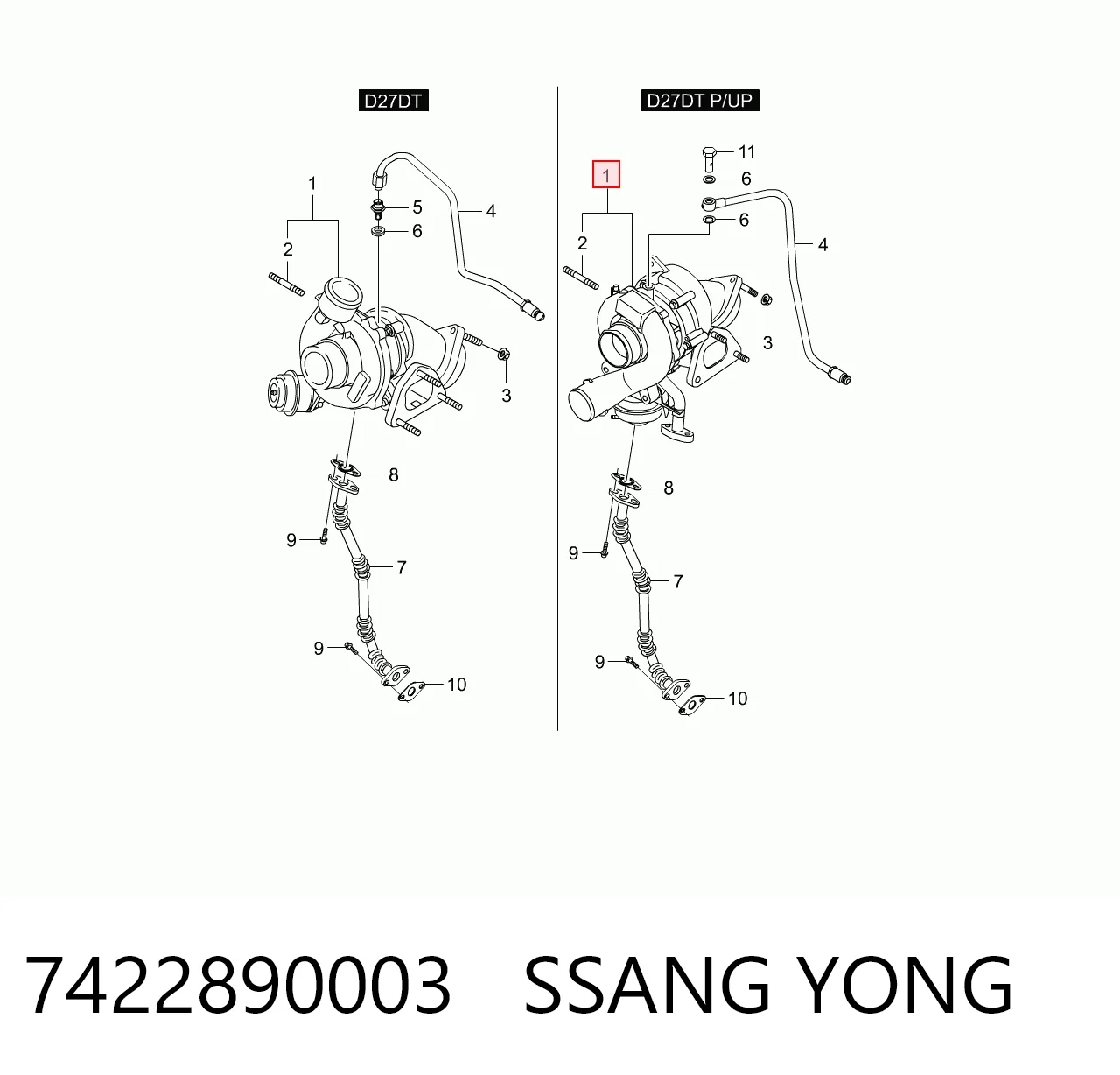 Turbocompresor Hyundai/Kia 6650901780 precio, desde 145,20 EUR