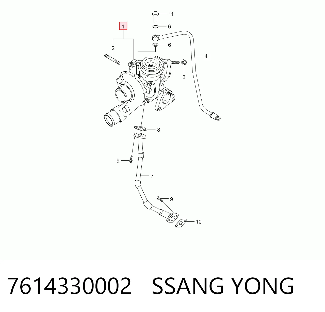 Turbo Mercedes 6640900780