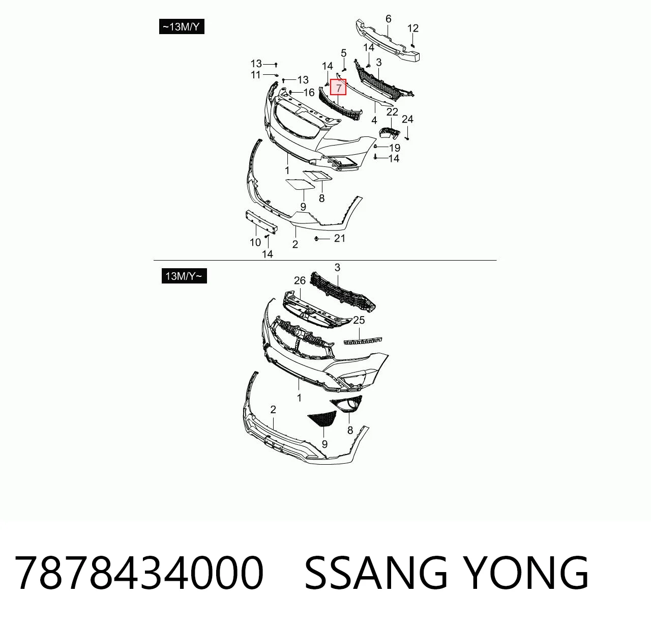7878434000 Ssang Yong