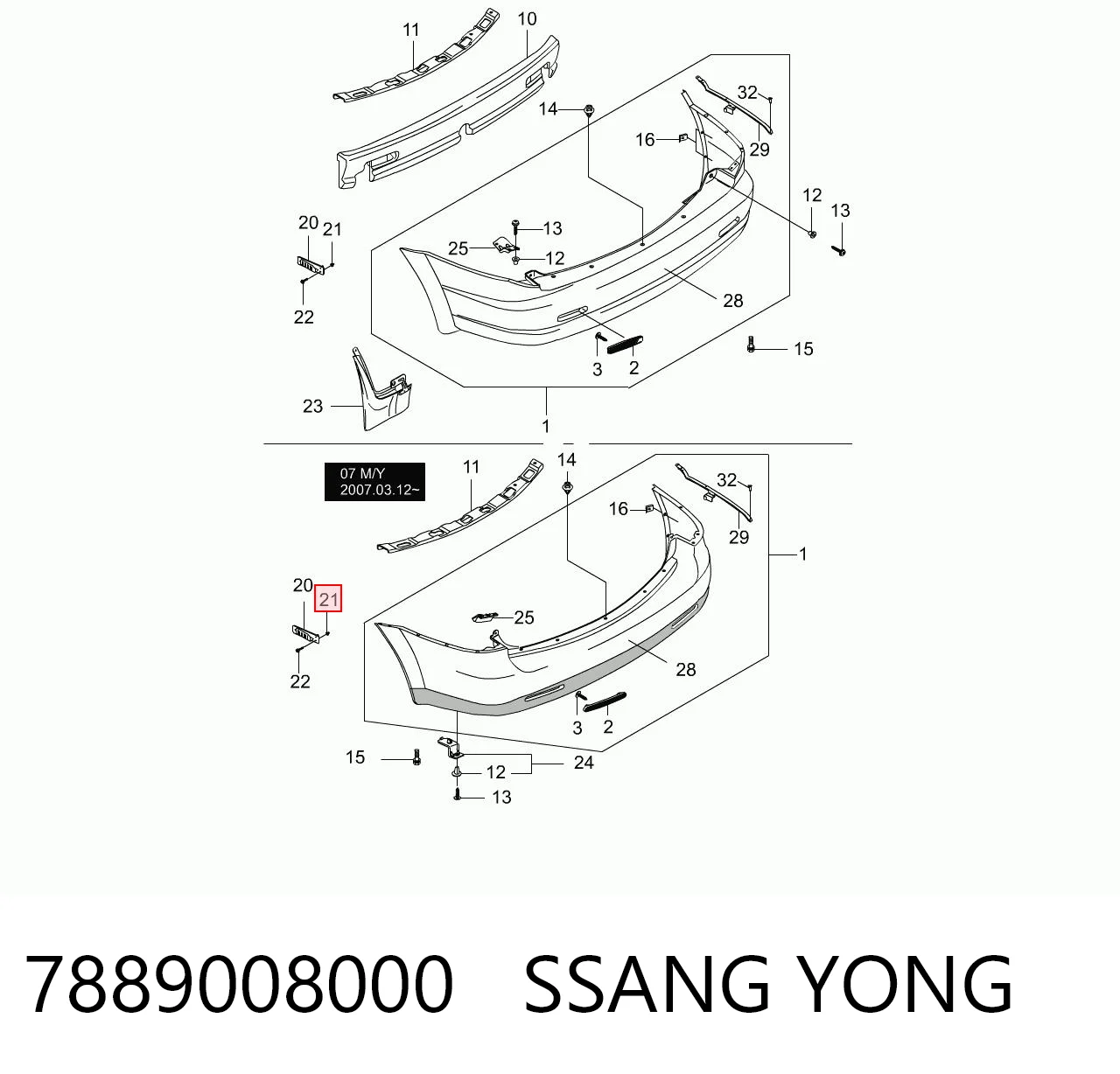 7889008000 Ssang Yong