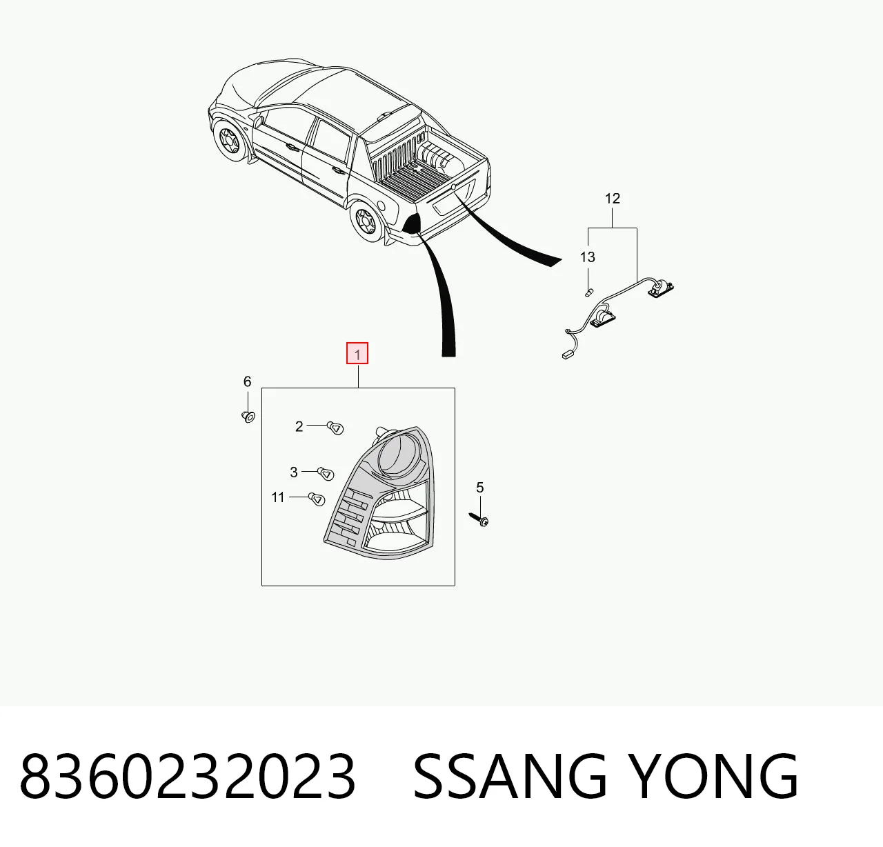 8360232023 Ssang Yong