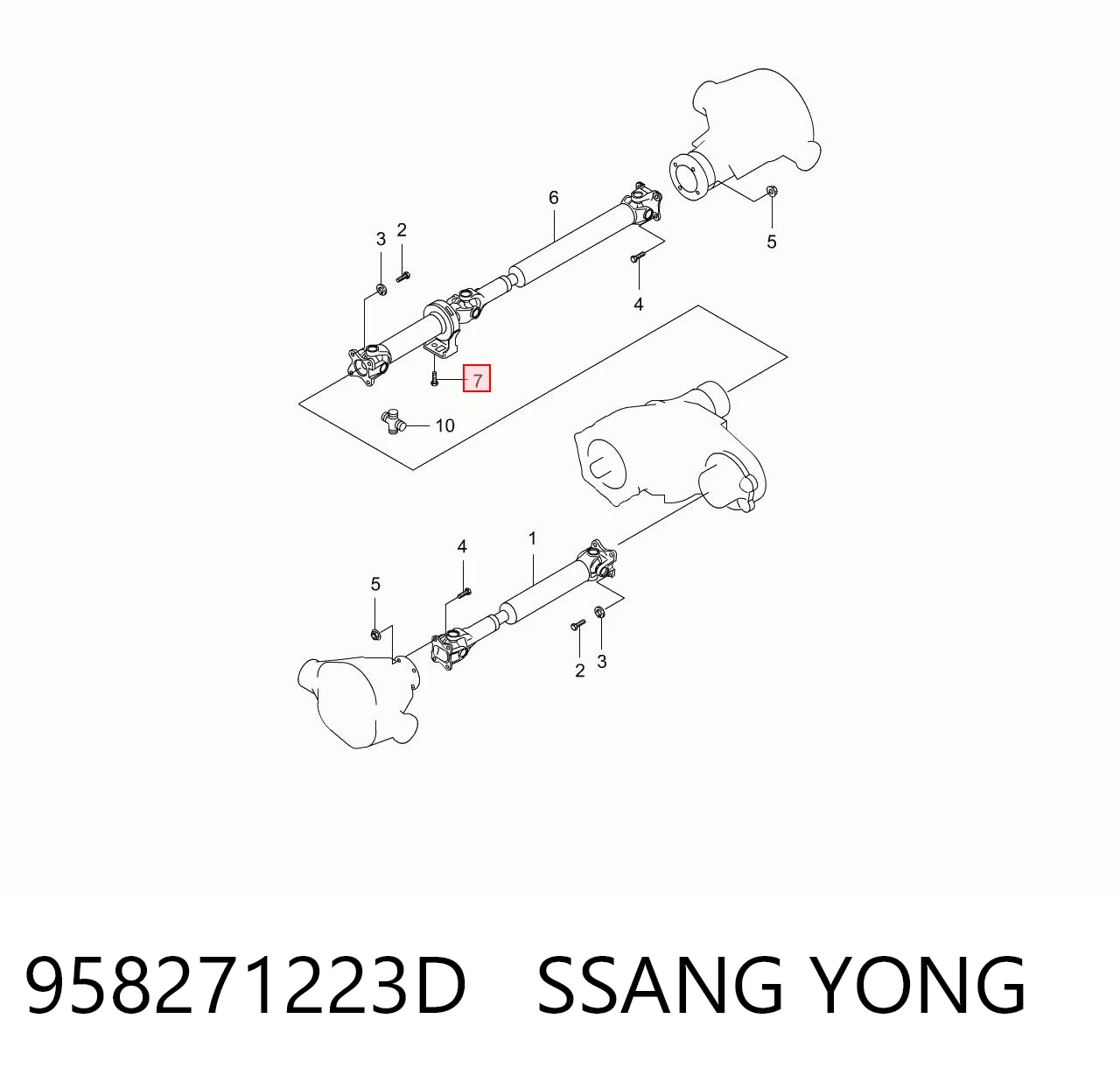 958271223D Ssang Yong