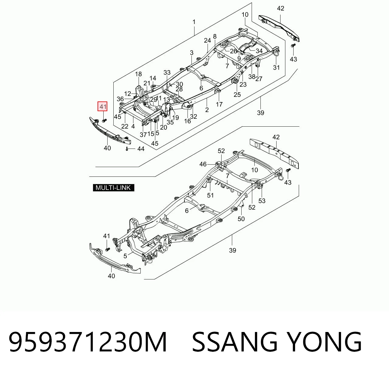 959371230M Ssang Yong