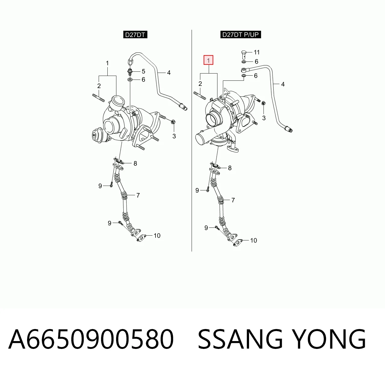 Comprar 6650901780 Hyundai/Kia Turbo de coche