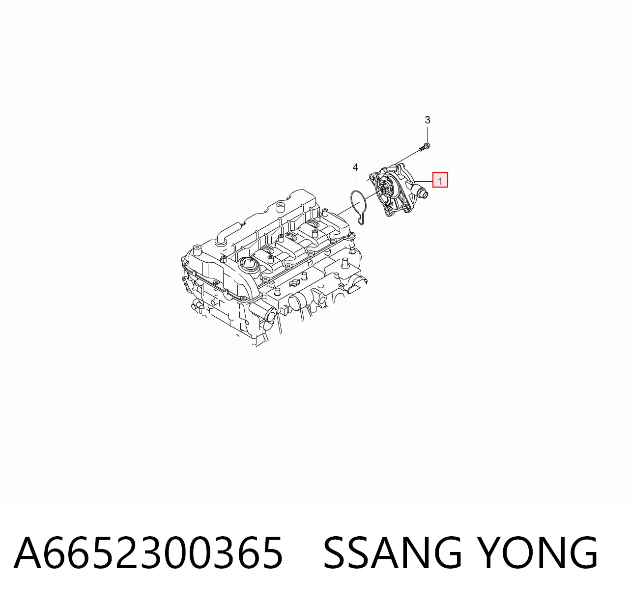 Depresor de freno  SsangYong Actyon 