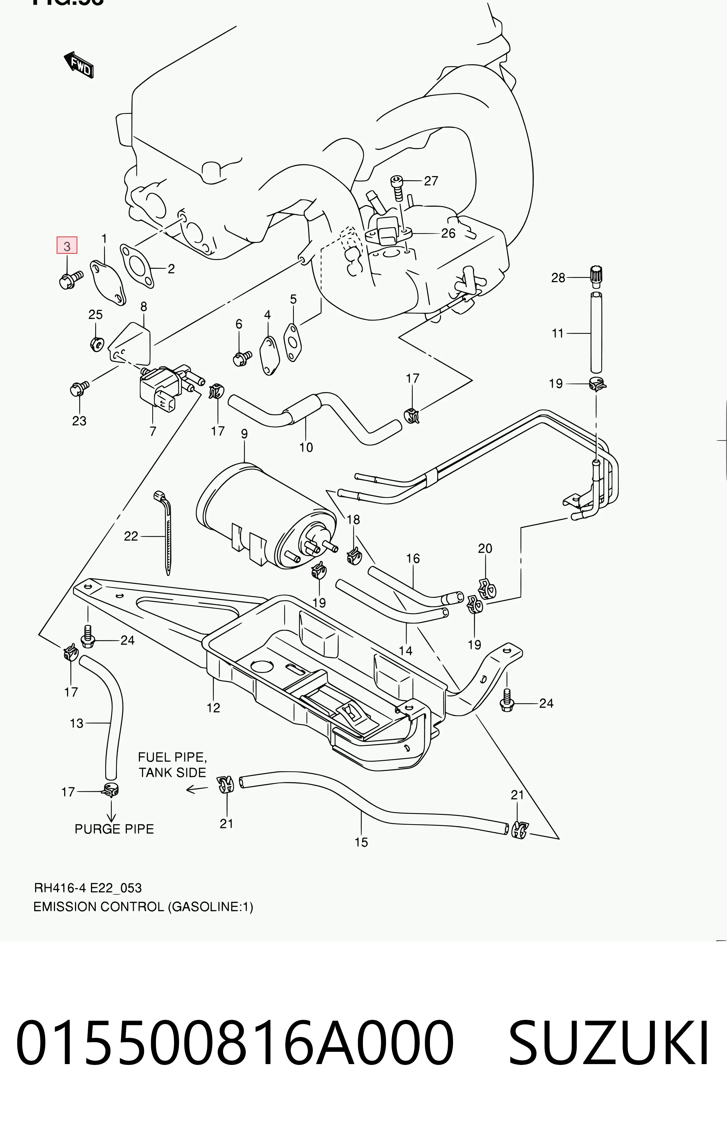 015500816A000 Suzuki