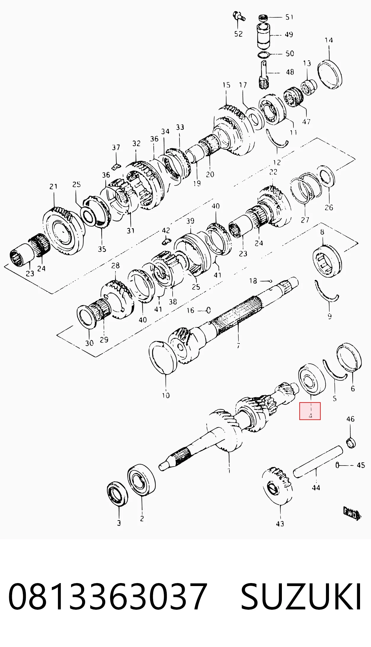 Rodamiento alternador para Peugeot 607 9D, 9U