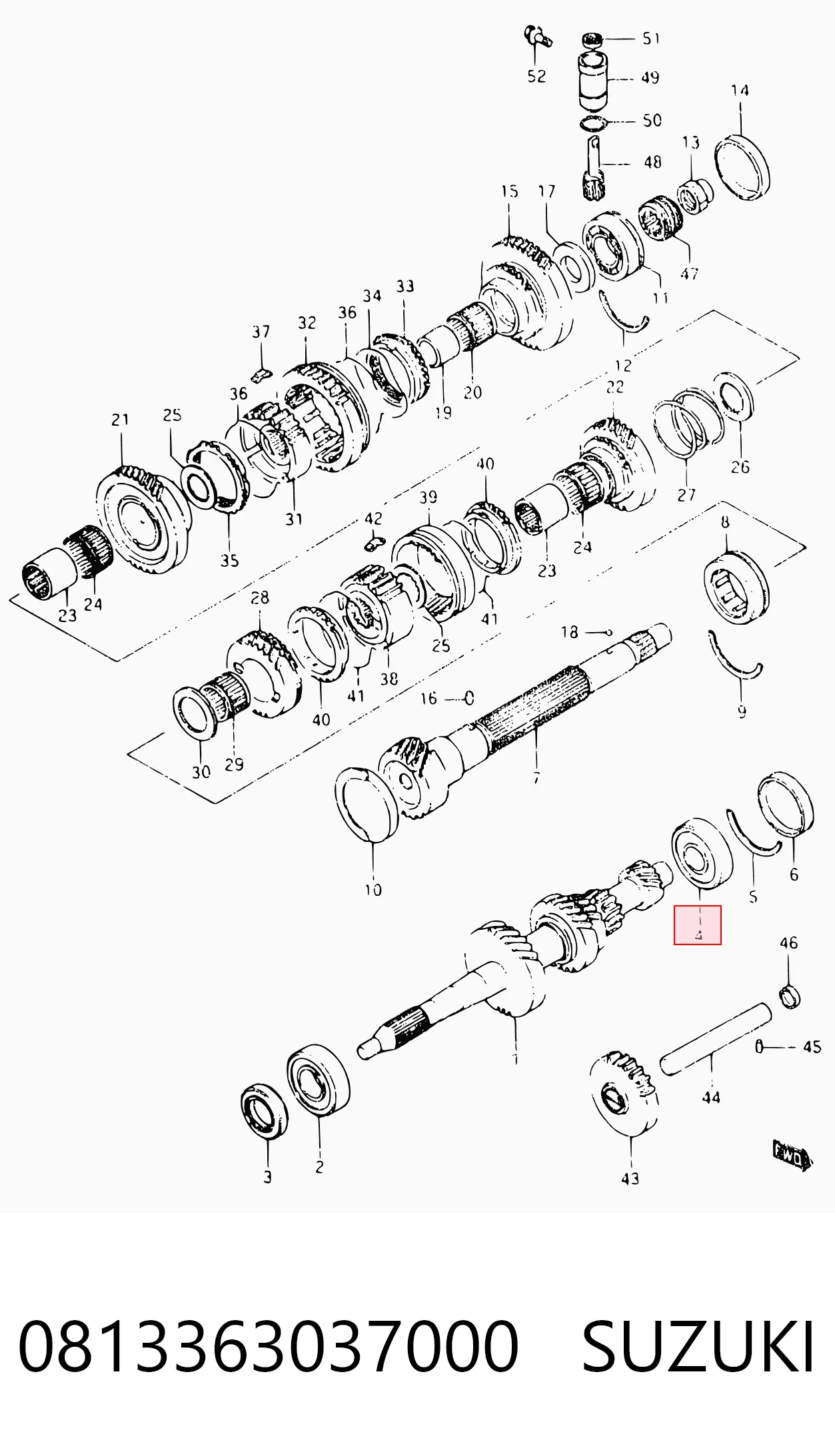 Cojinete de alternador Seat Exeo  (2009-2013)