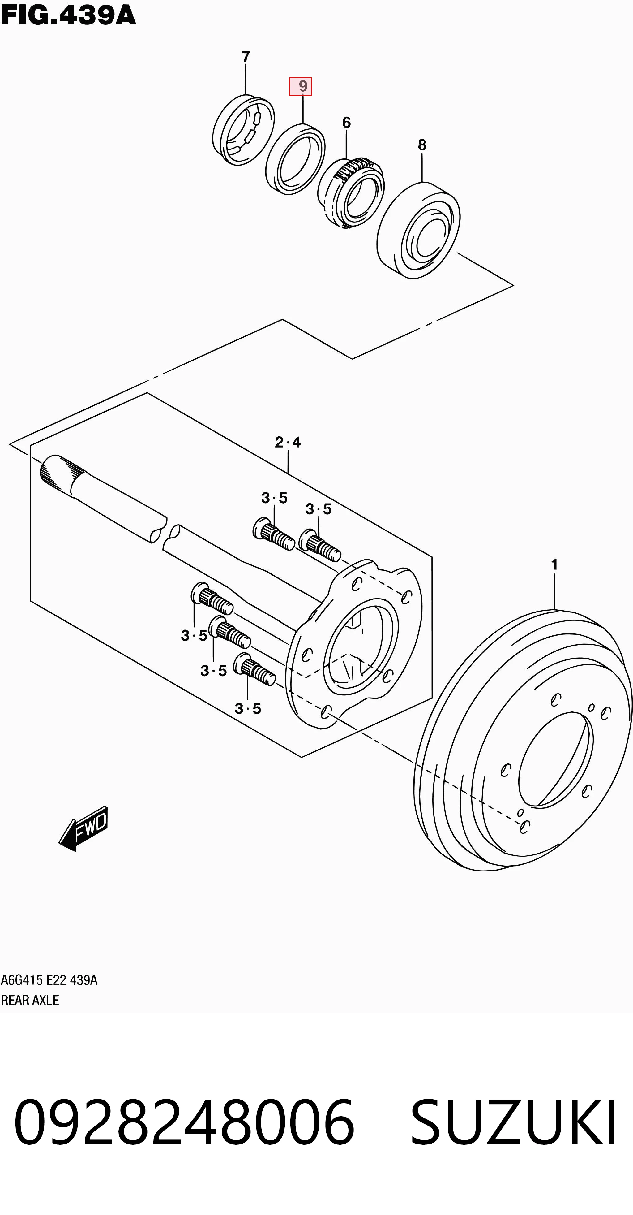 Retén interior del cubo trasero AC2775F0 NOK