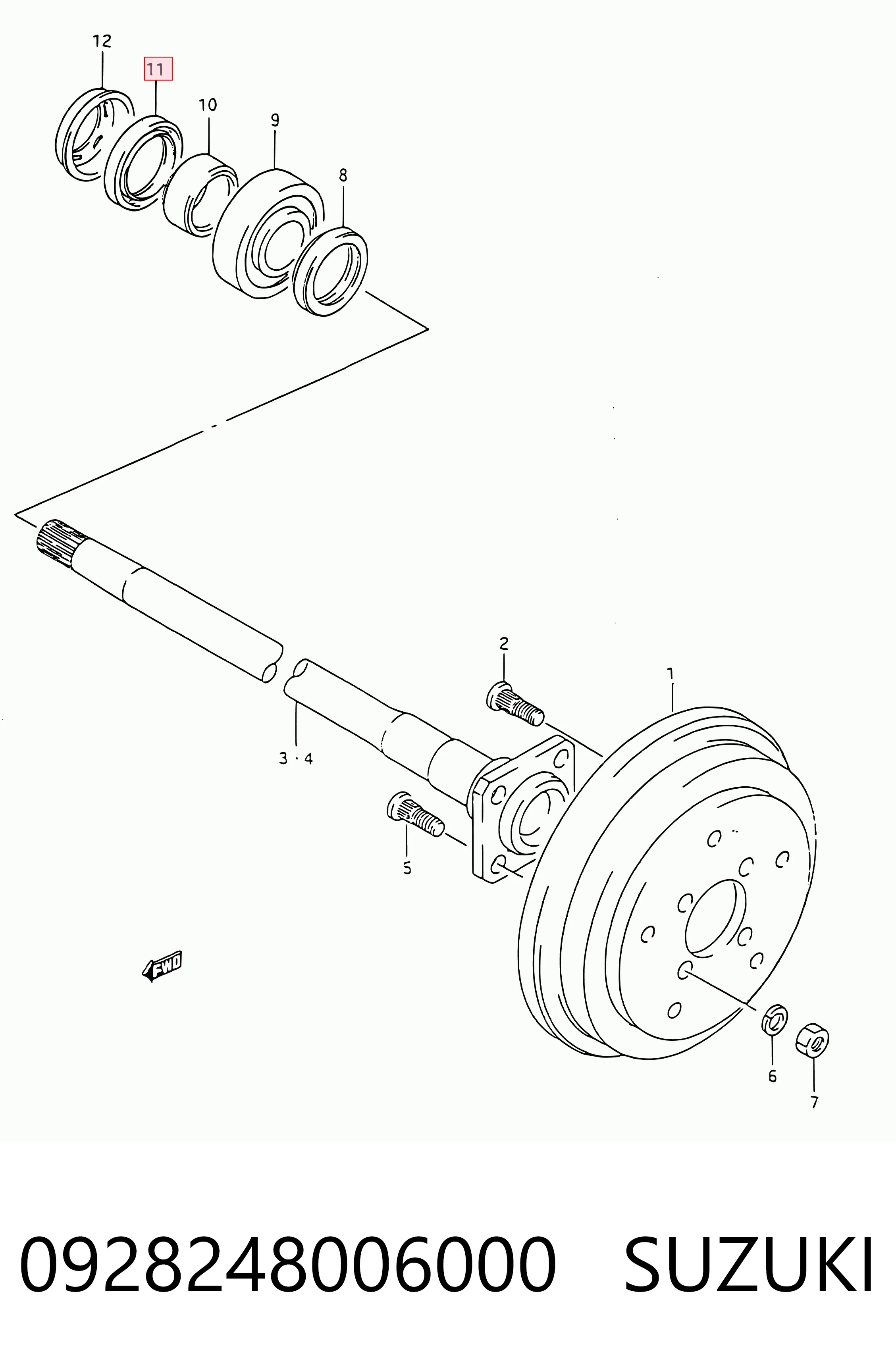 Comprar AC2775F0 NOK Retén interior del cubo trasero