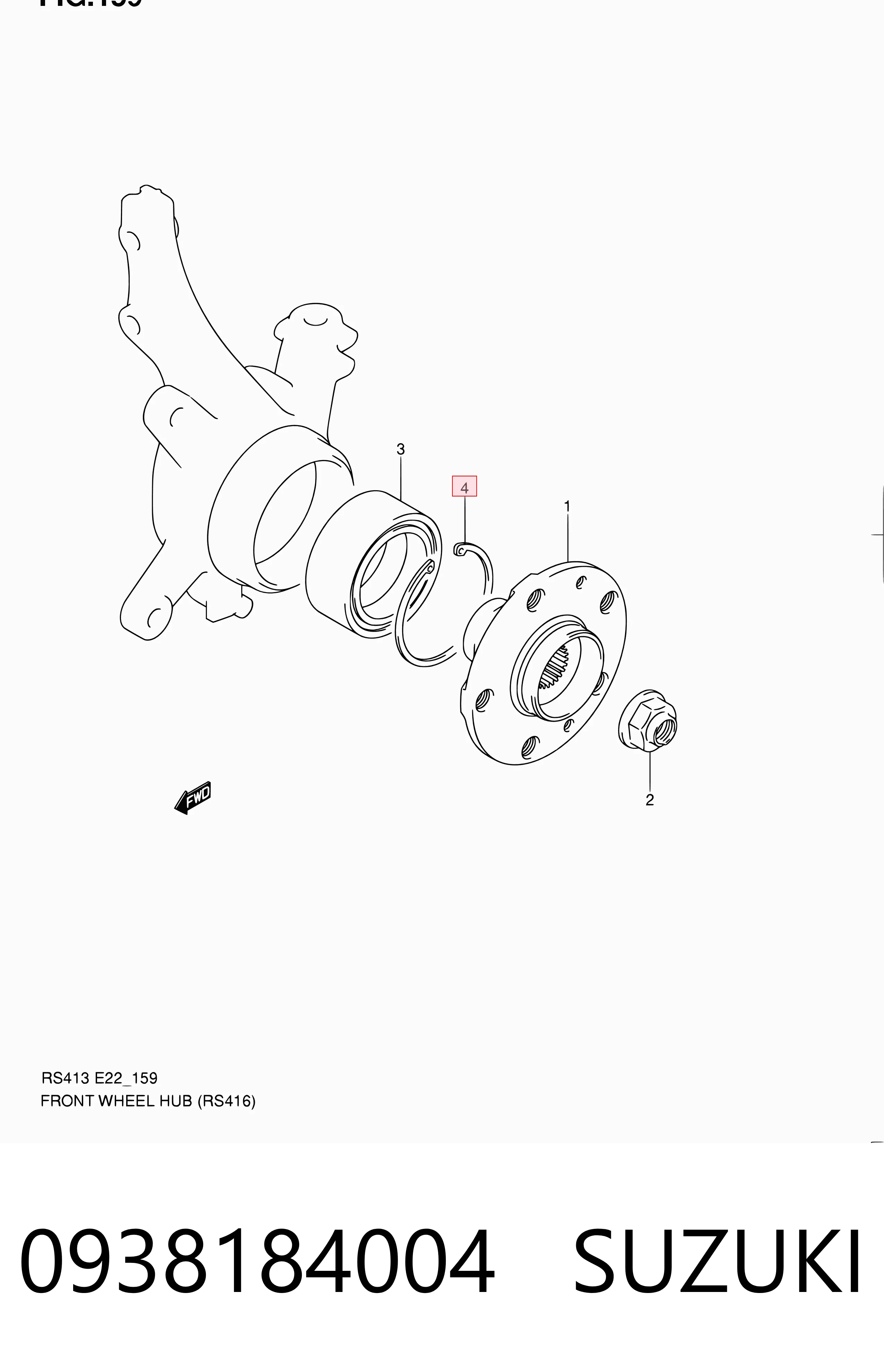 Rodamiento de rueda delantero para Suzuki SX4 (GY)