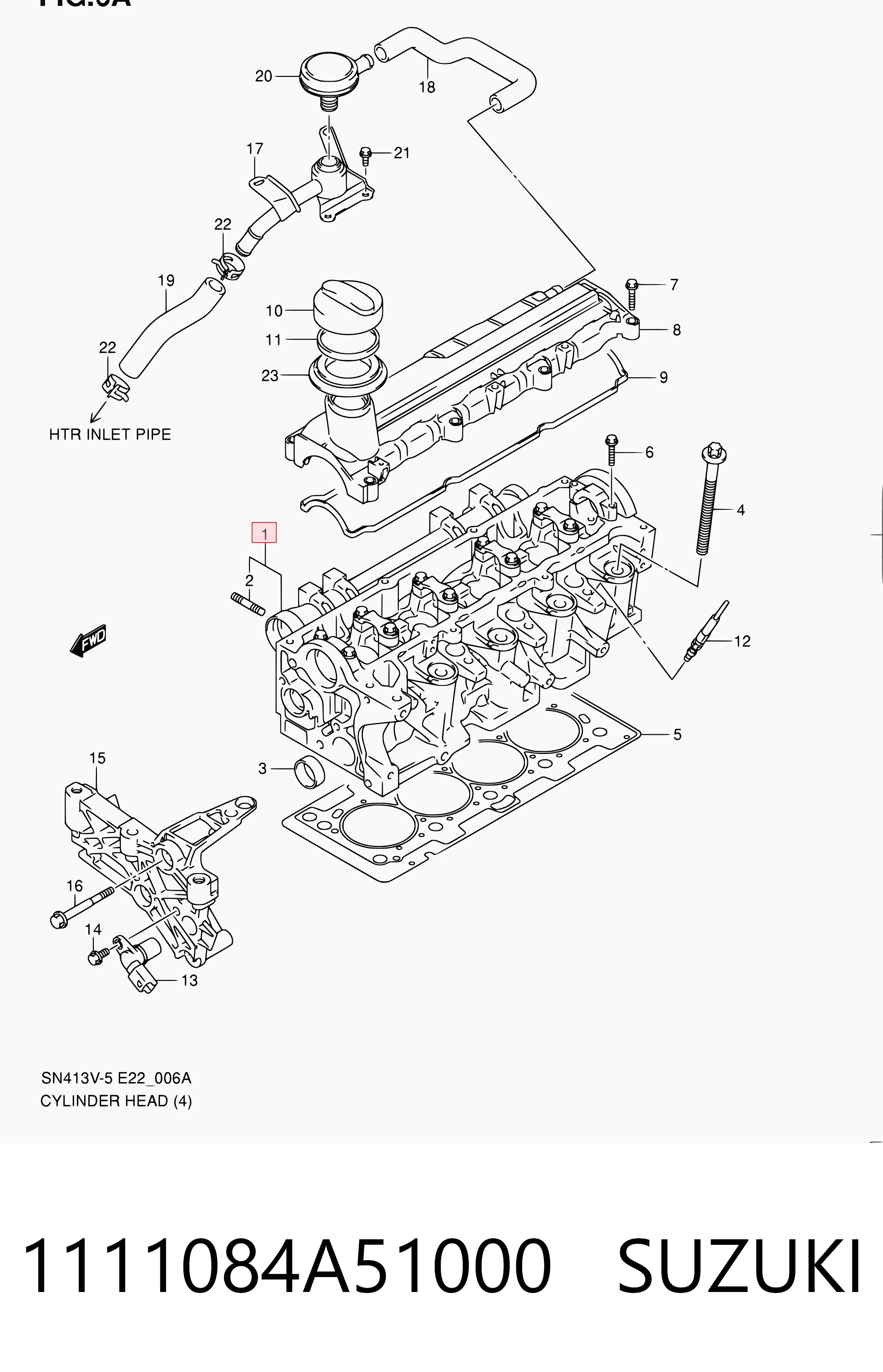 Culata cilindro Suzuki Jimny (SN, JB)