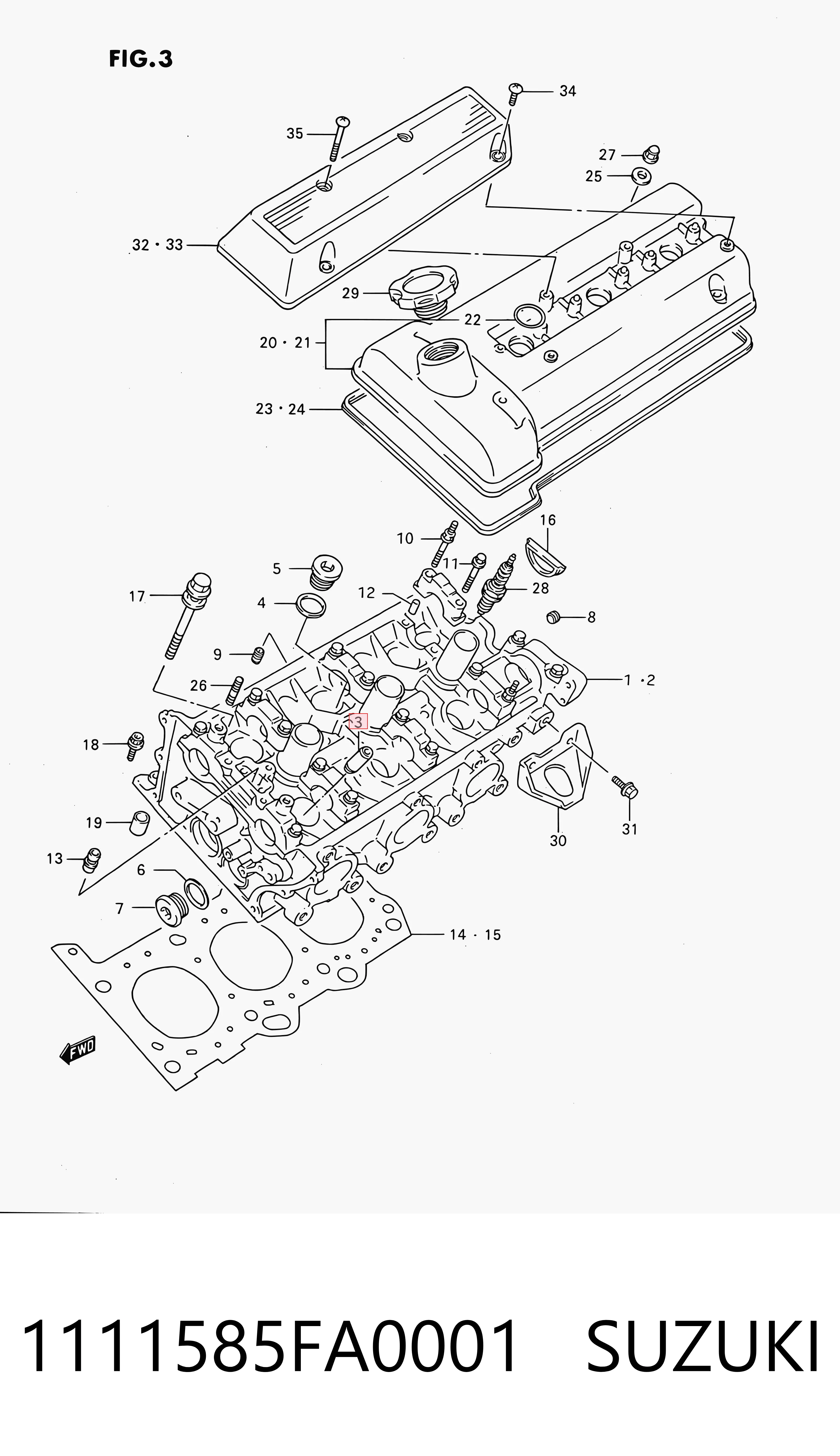 1111585FA0001 SUZUKI
