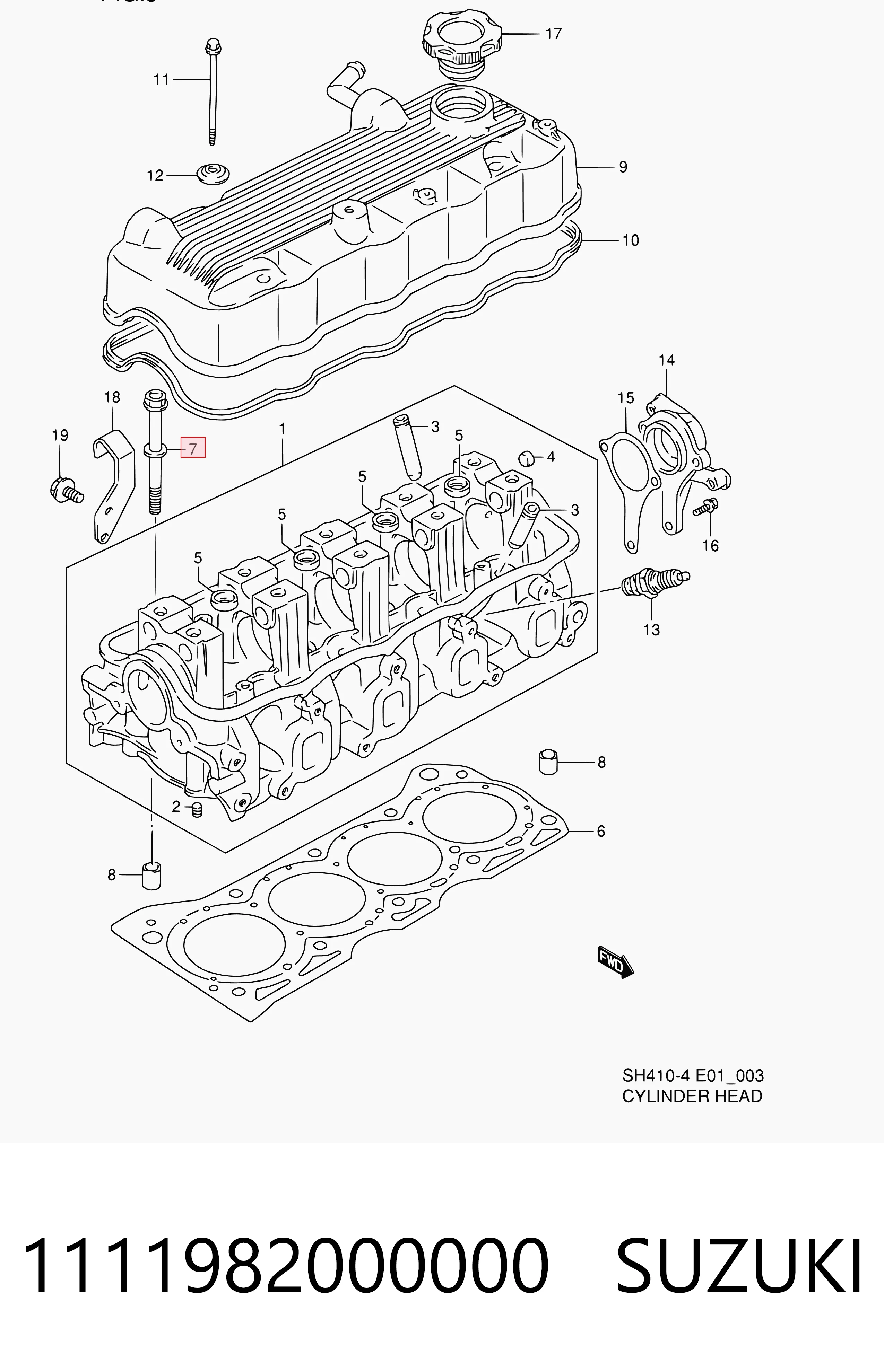 Precio del repuesto Tornillo de culata Swift I hatchback