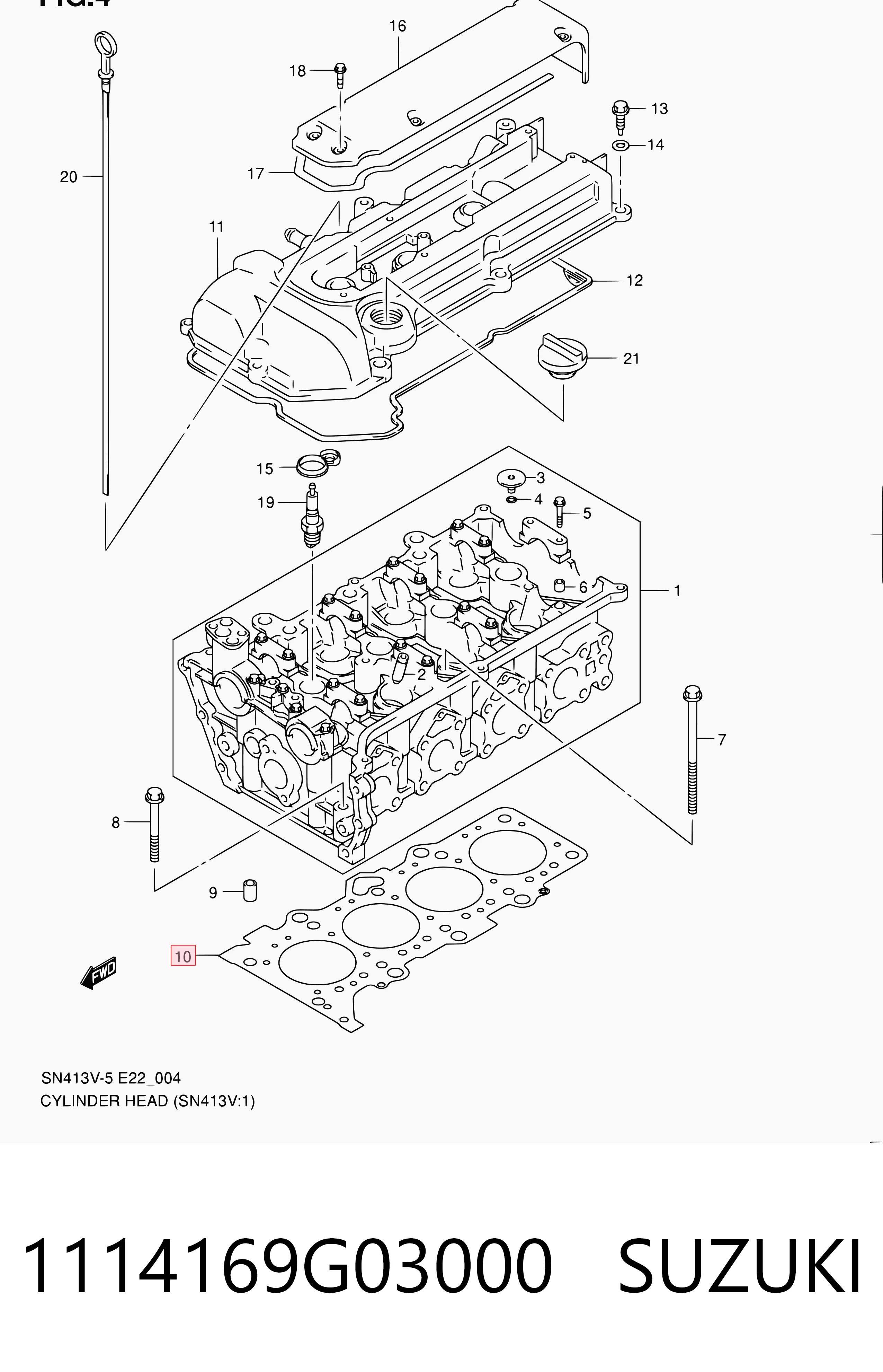 Junta de culata 71741918 Fiat/Alfa/Lancia