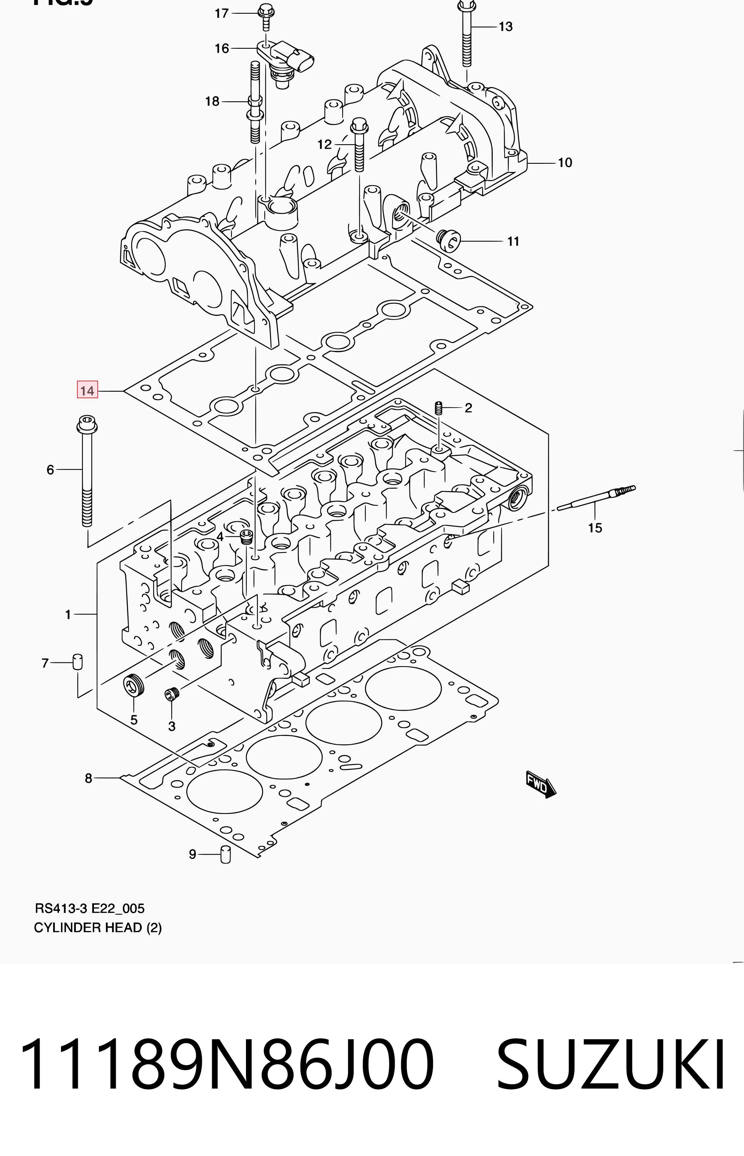 Comprar Junta de la tapa de válvulas del motor Suzuki Ignis II FH a bajo precio