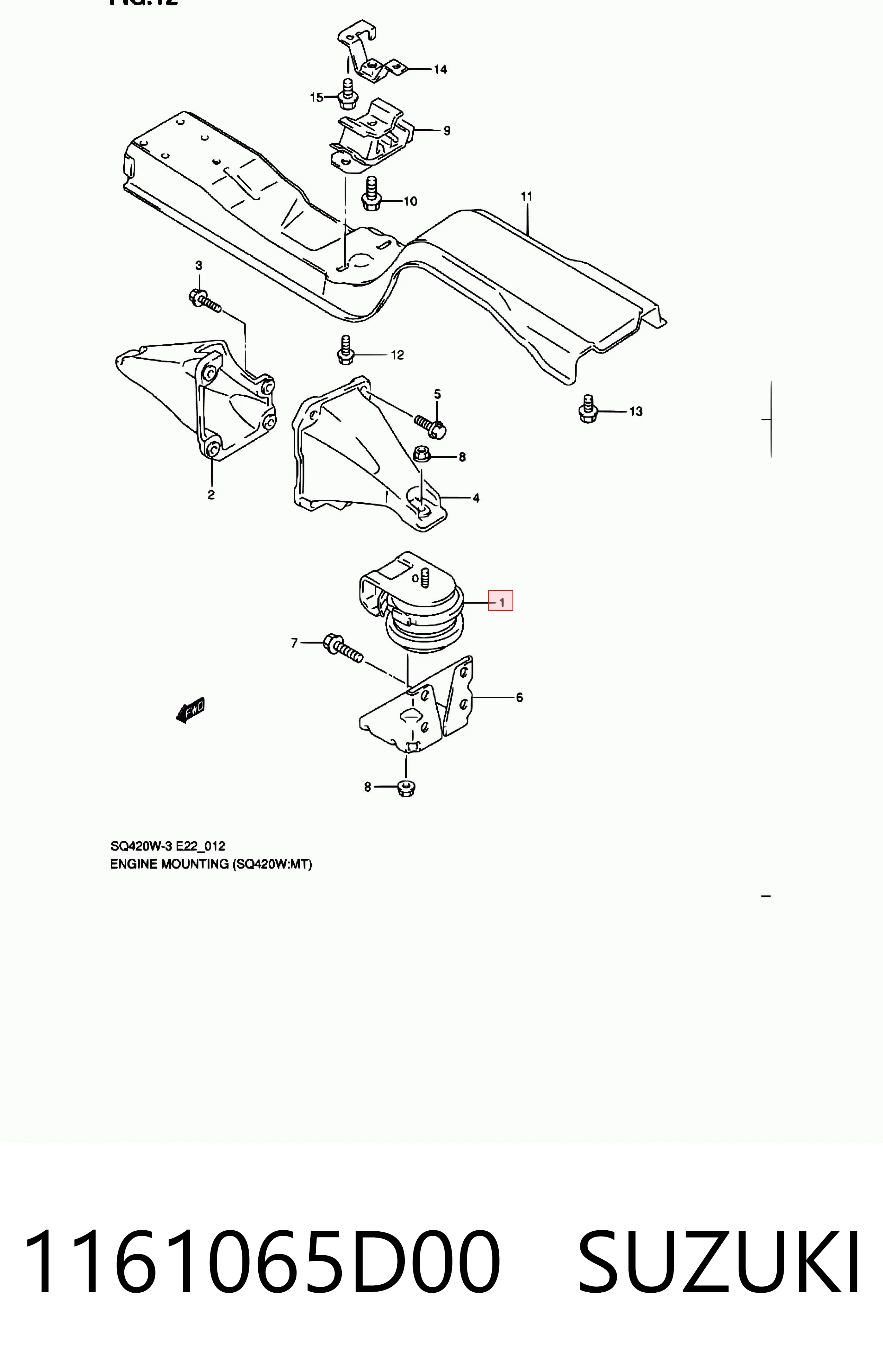 1161065D00 Suzuki