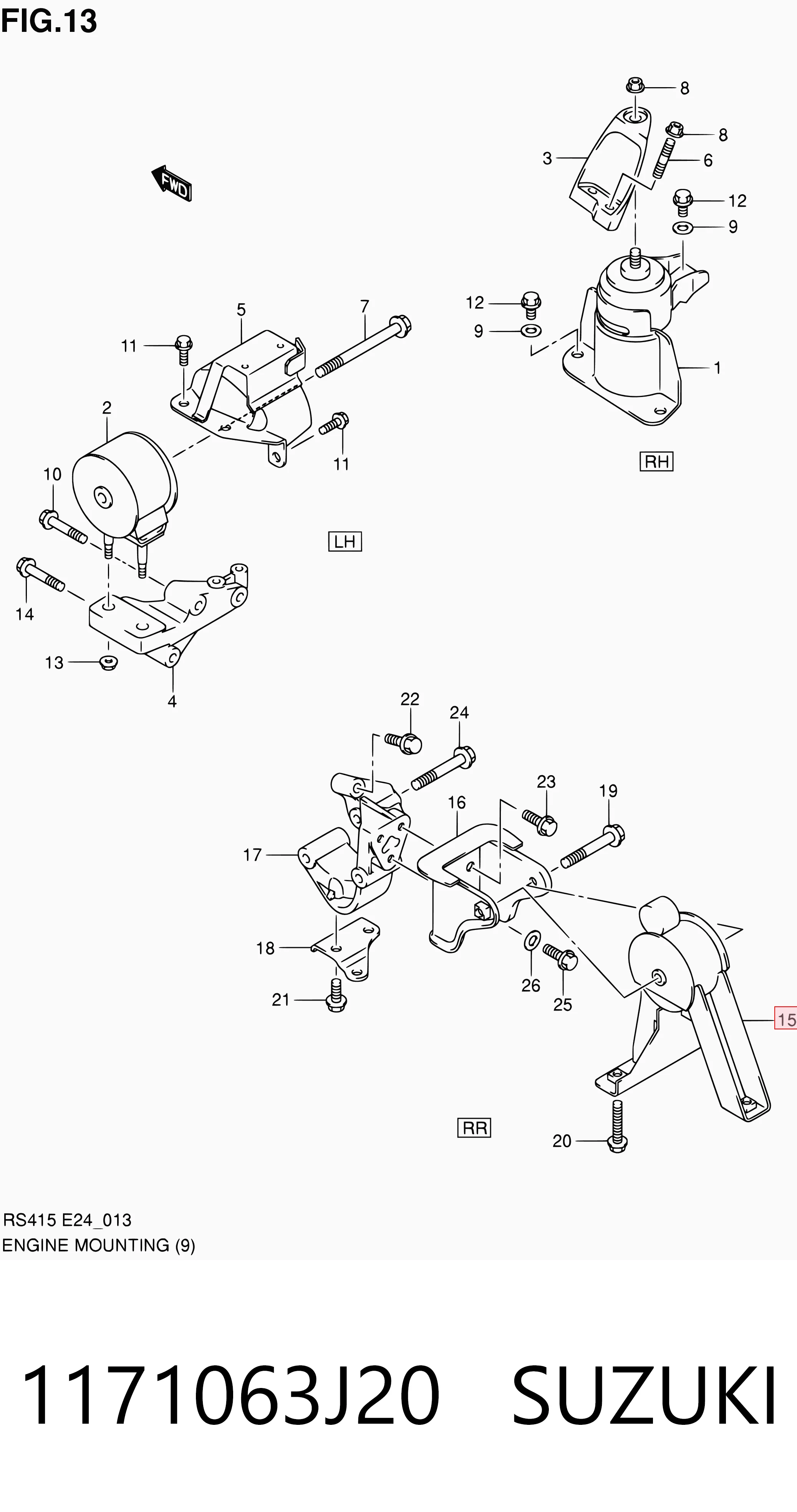 Comprar Soporte de motor trasero Swift III RS