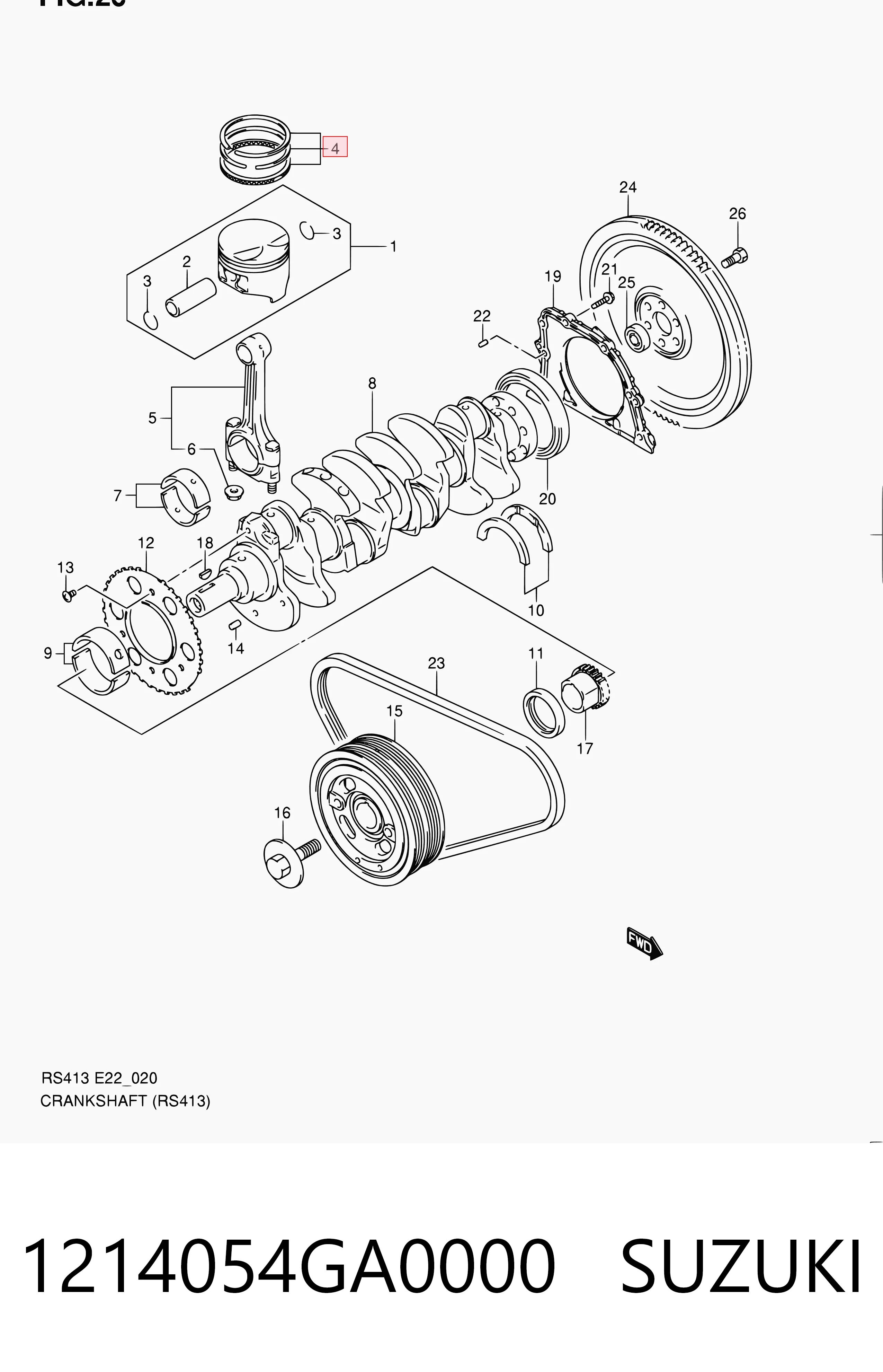 1214054GA0000 Suzuki
