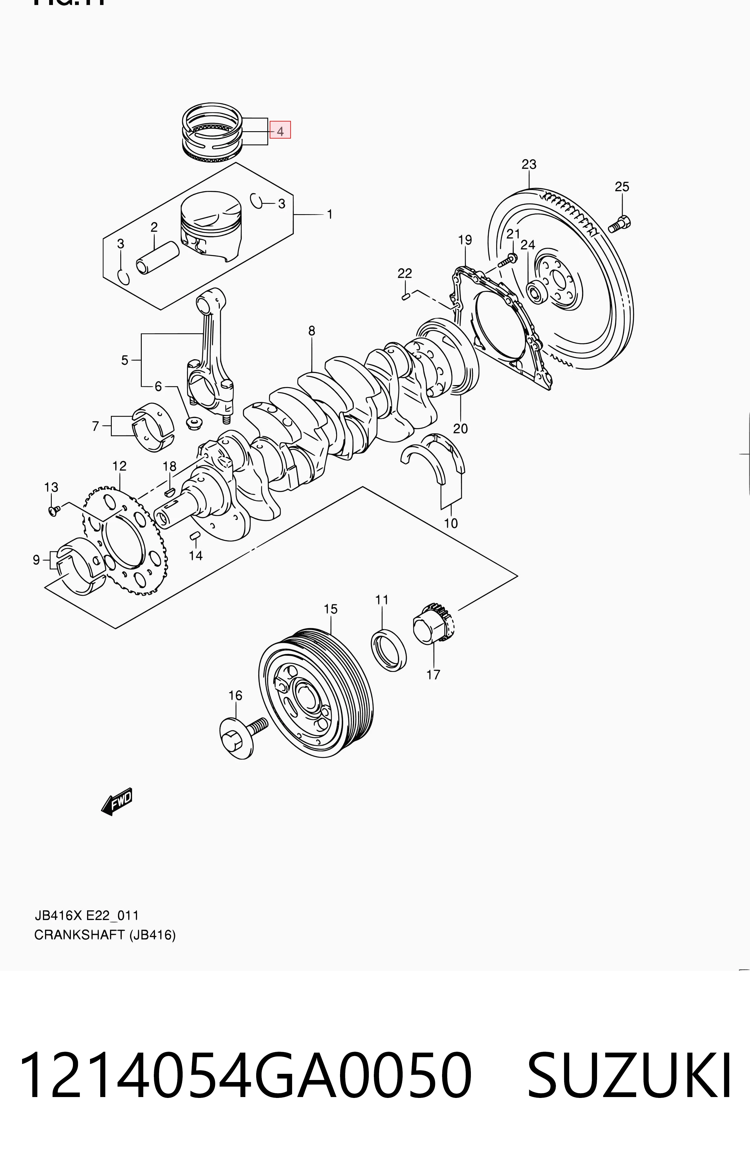 1214054GA0050 Suzuki